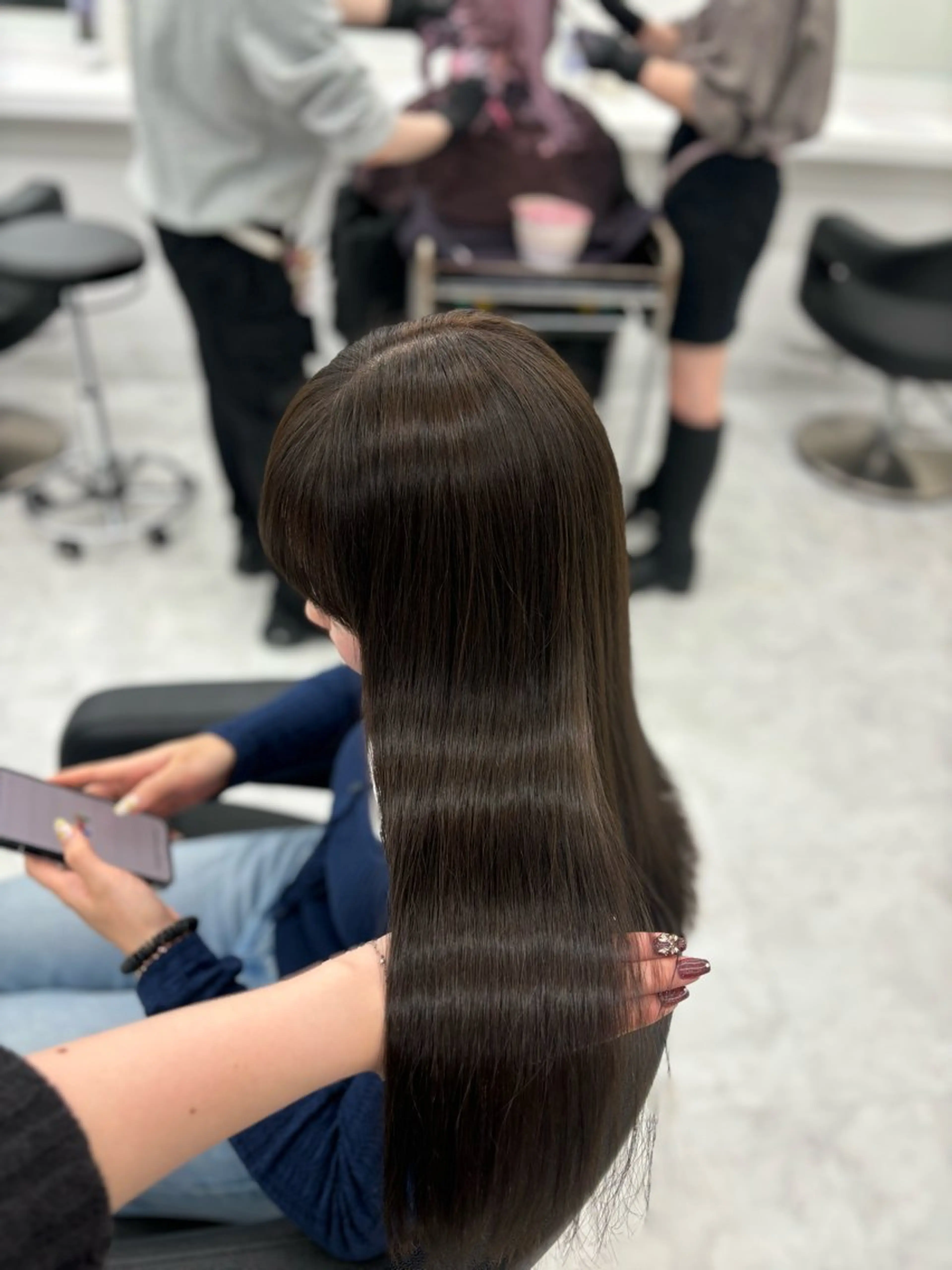 ロング カラー 🤍レイヤー/顔周り 暖色hirari🤍のヘアスタイル
