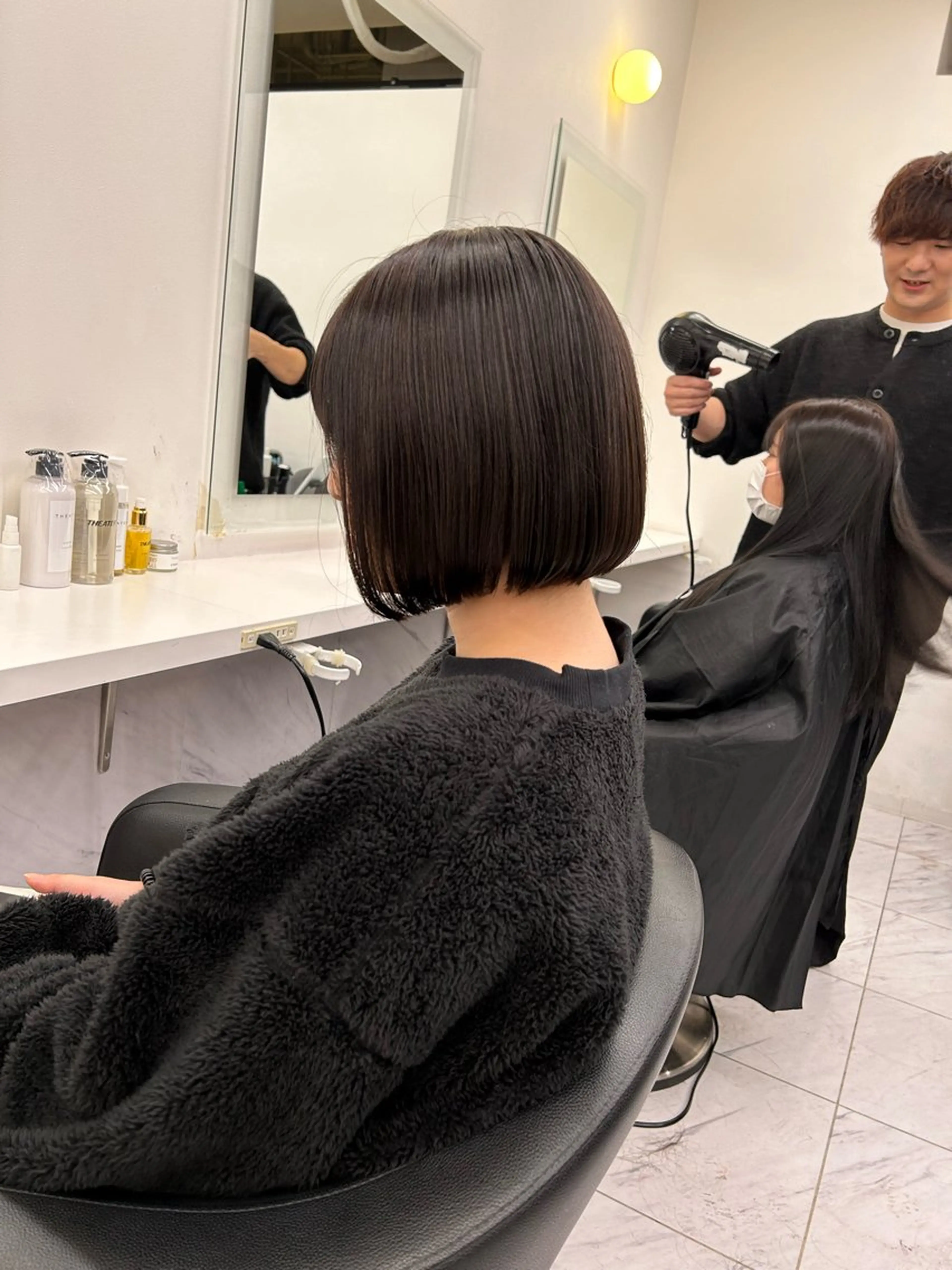 カラー カット ヘアカラー beige🤎ダブル カラー/レイヤー🧸のヘアスタイル