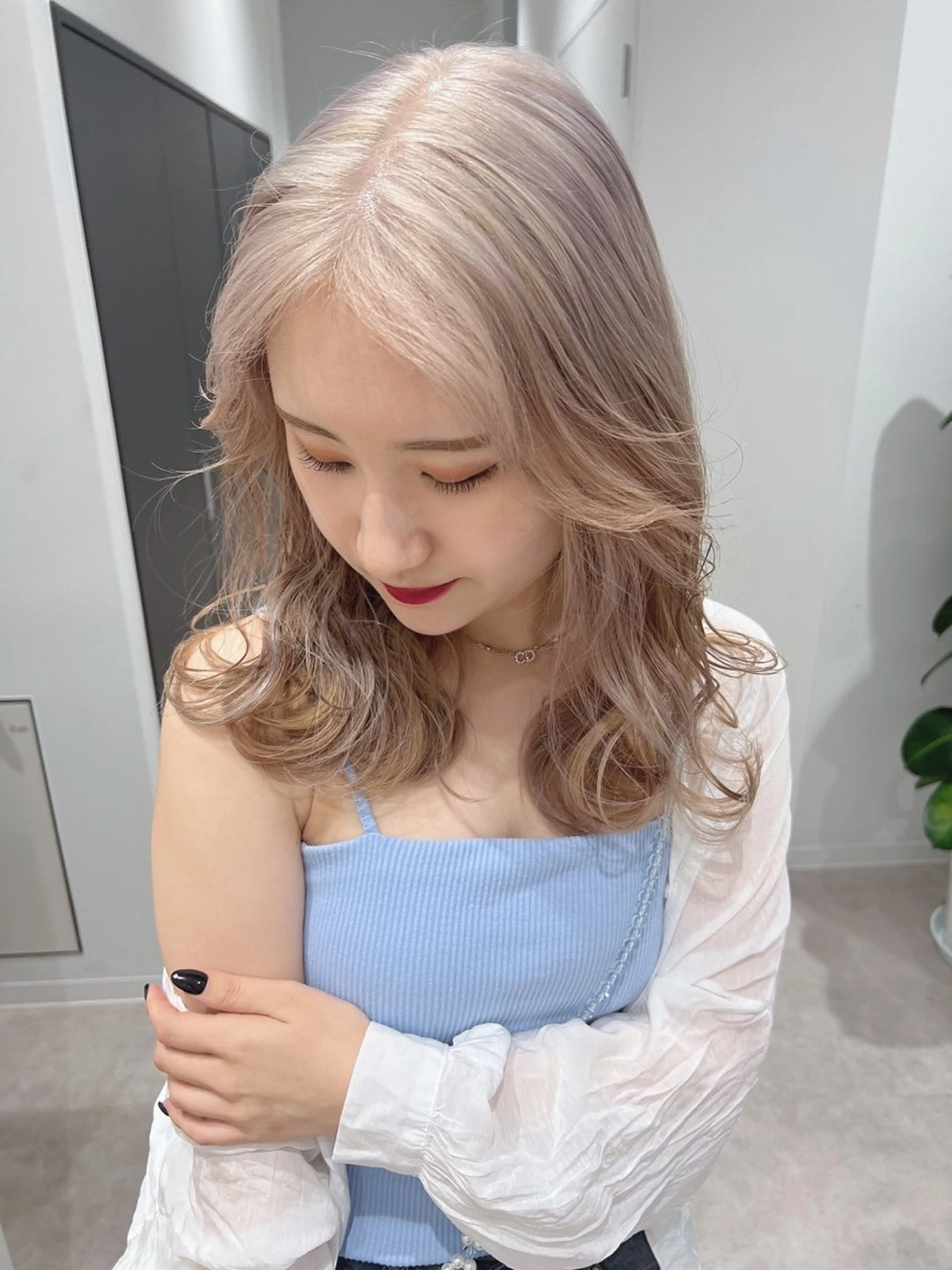 セミロング マツエクmarry池袋所属・マツエクモデル無料 marry 池袋秦のマツエク・マツパデザイン