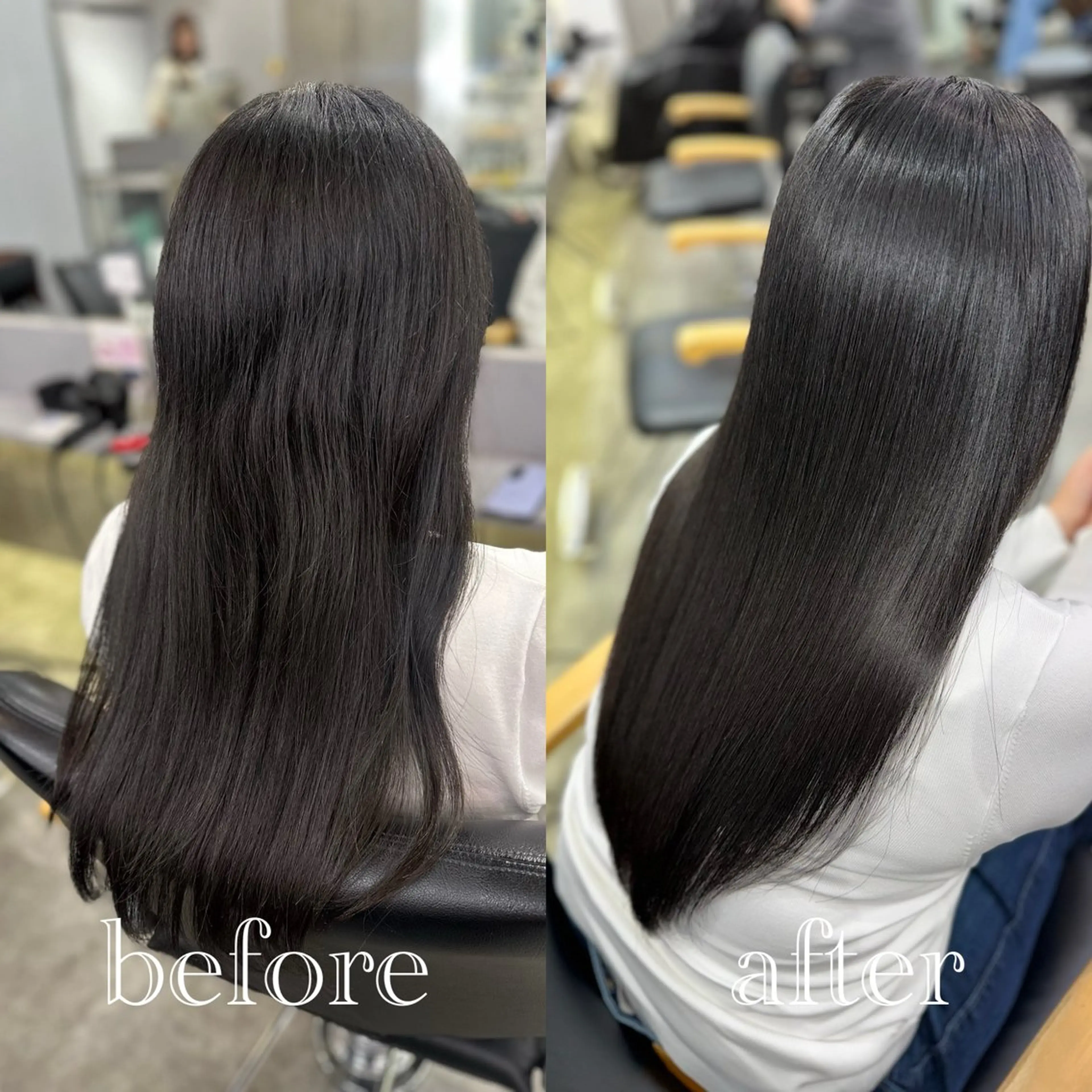 ロング 髪質改善 縮毛矯正 トリートメント 酸性ストレート 酸熱トリートメント 縮毛矯正 トリートメント 縮毛矯正/髪質改善/ レイヤー代々木/木下のヘアスタイル