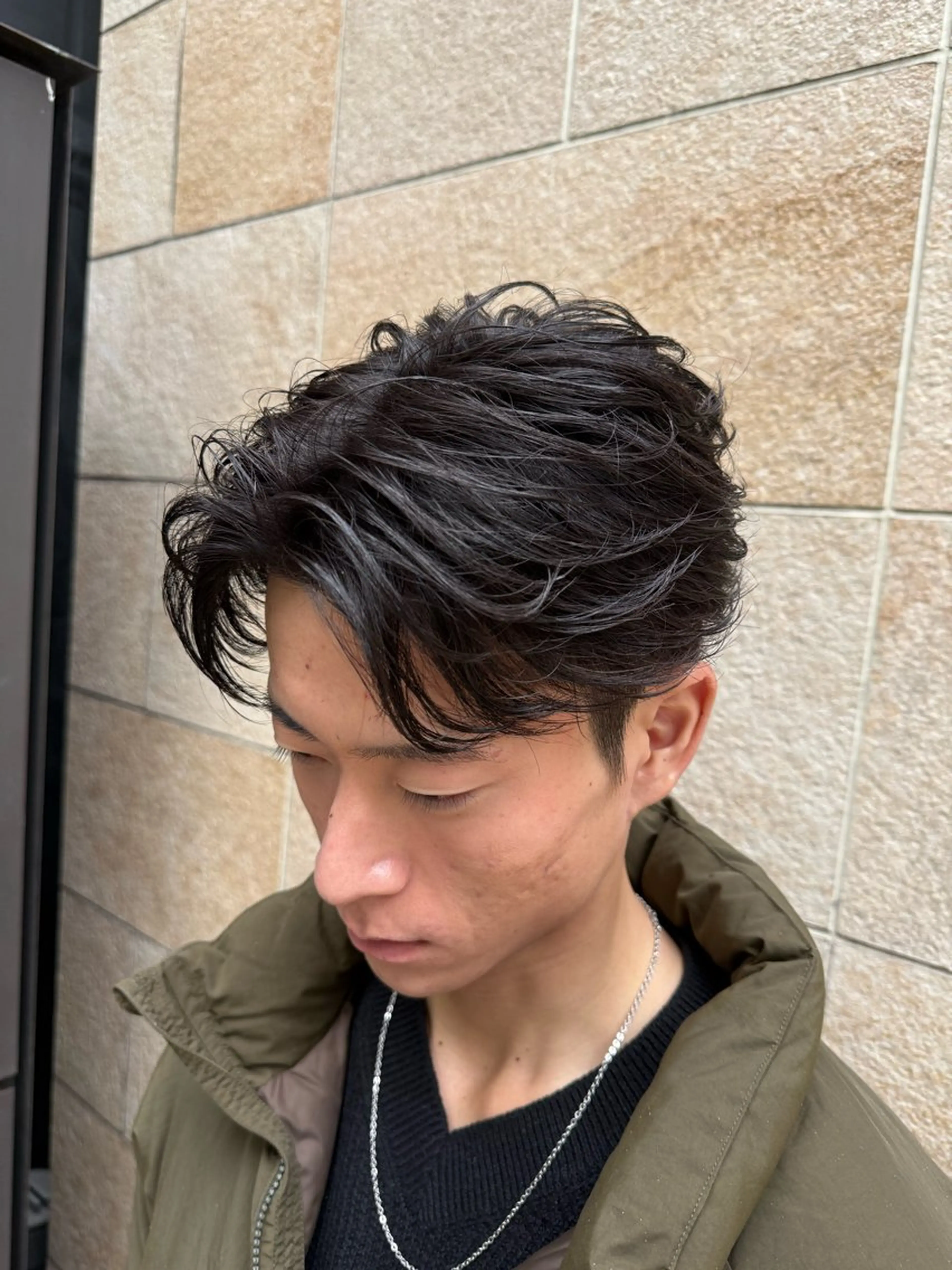 ショート パーマ メンズ フェザーパーマ メンズパーマ カット パーマ メンズカット、パーマ 特化美容師🌀/高田のヘアスタイル