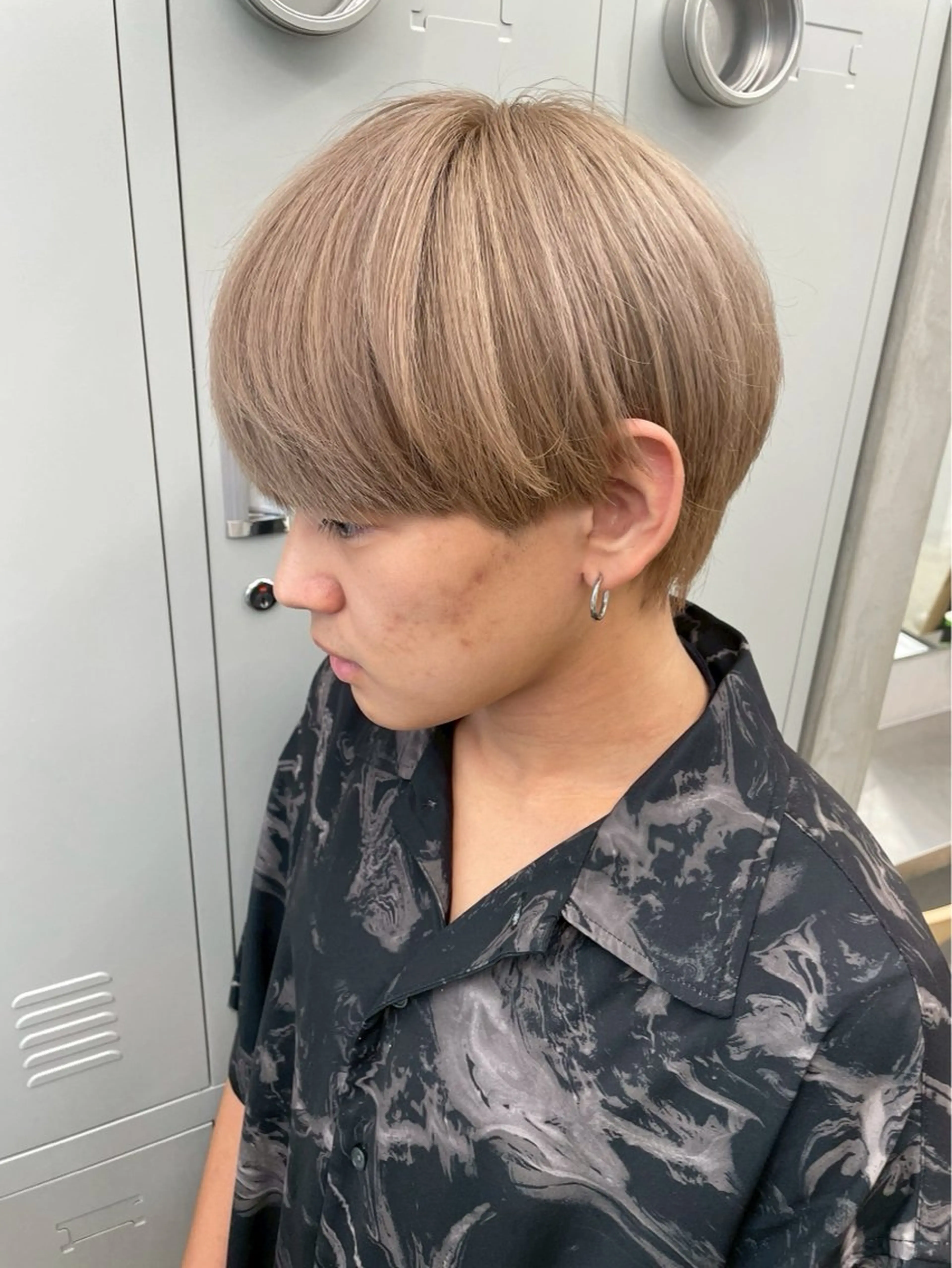 ショート カラー メンズ カット ヘアカラー 松井 生のヘアスタイル