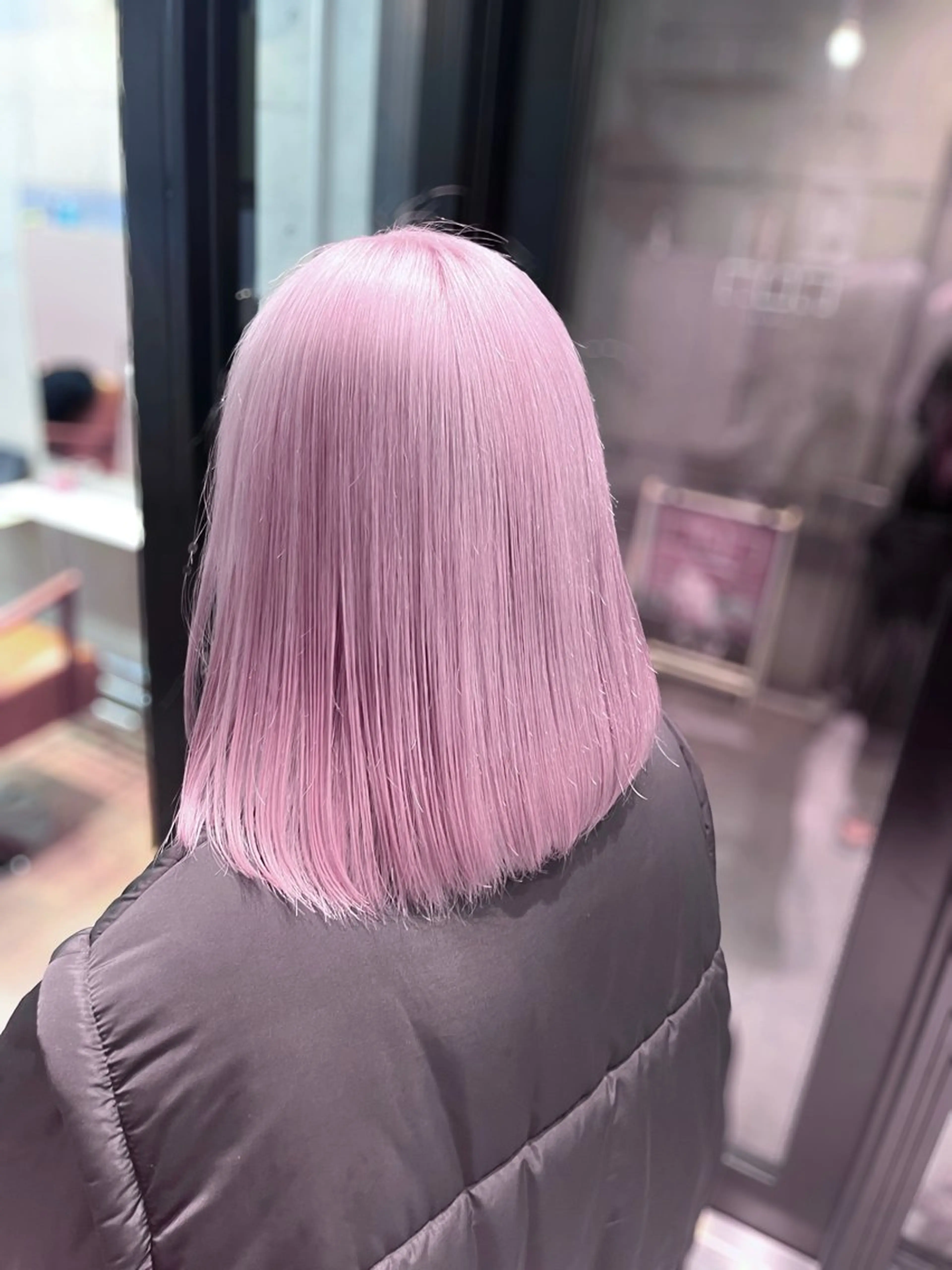 セミロング カラー ヘアカラー ルーツカラー/ レイヤーカット/井川のヘアスタイル