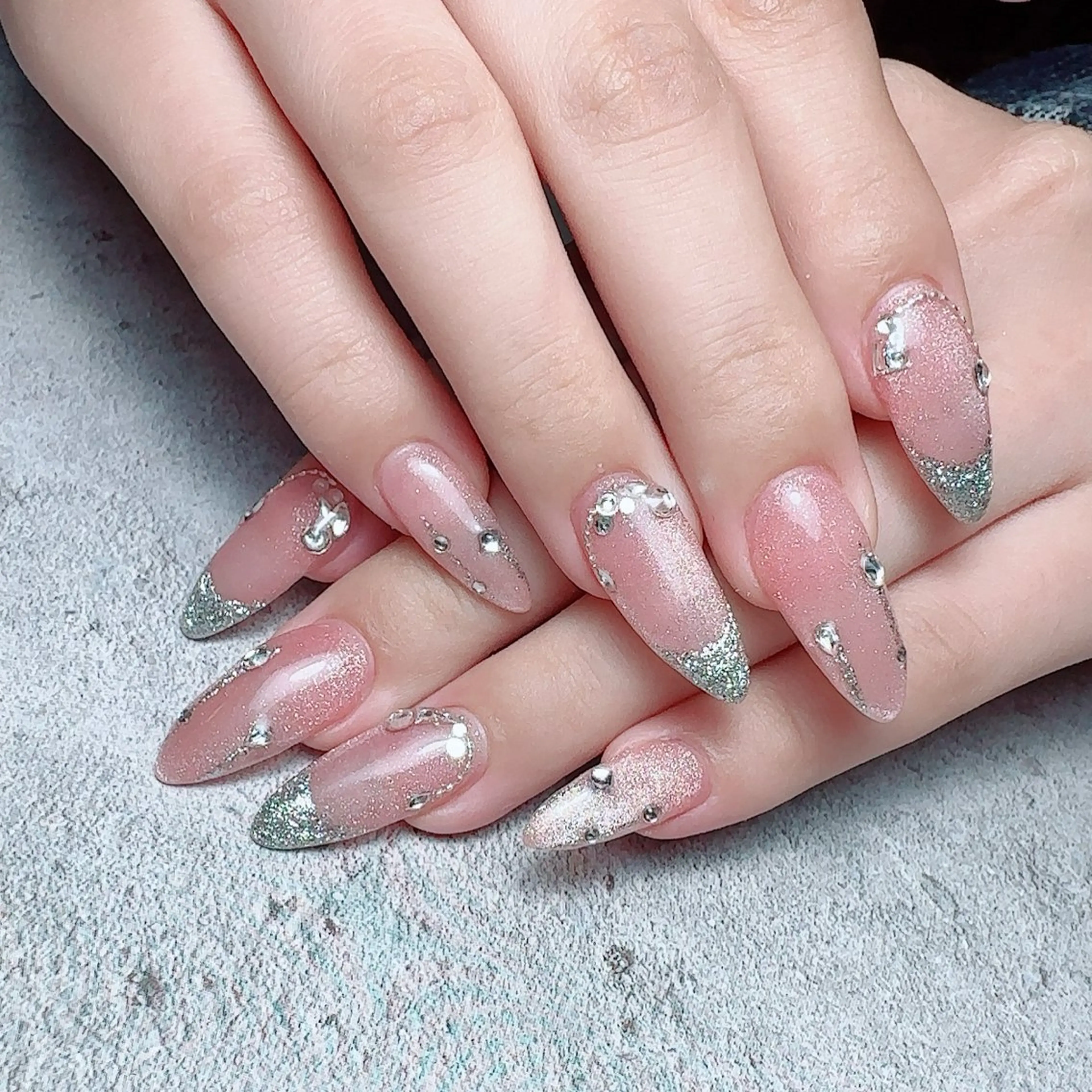 ネイル アートネイル ハート マグネットネイル 持ち込み ニュアンスネイル ハンドネイル nail salon    Mimiy..所属・Nailsalon Mimiy..♡のネイルデザイン