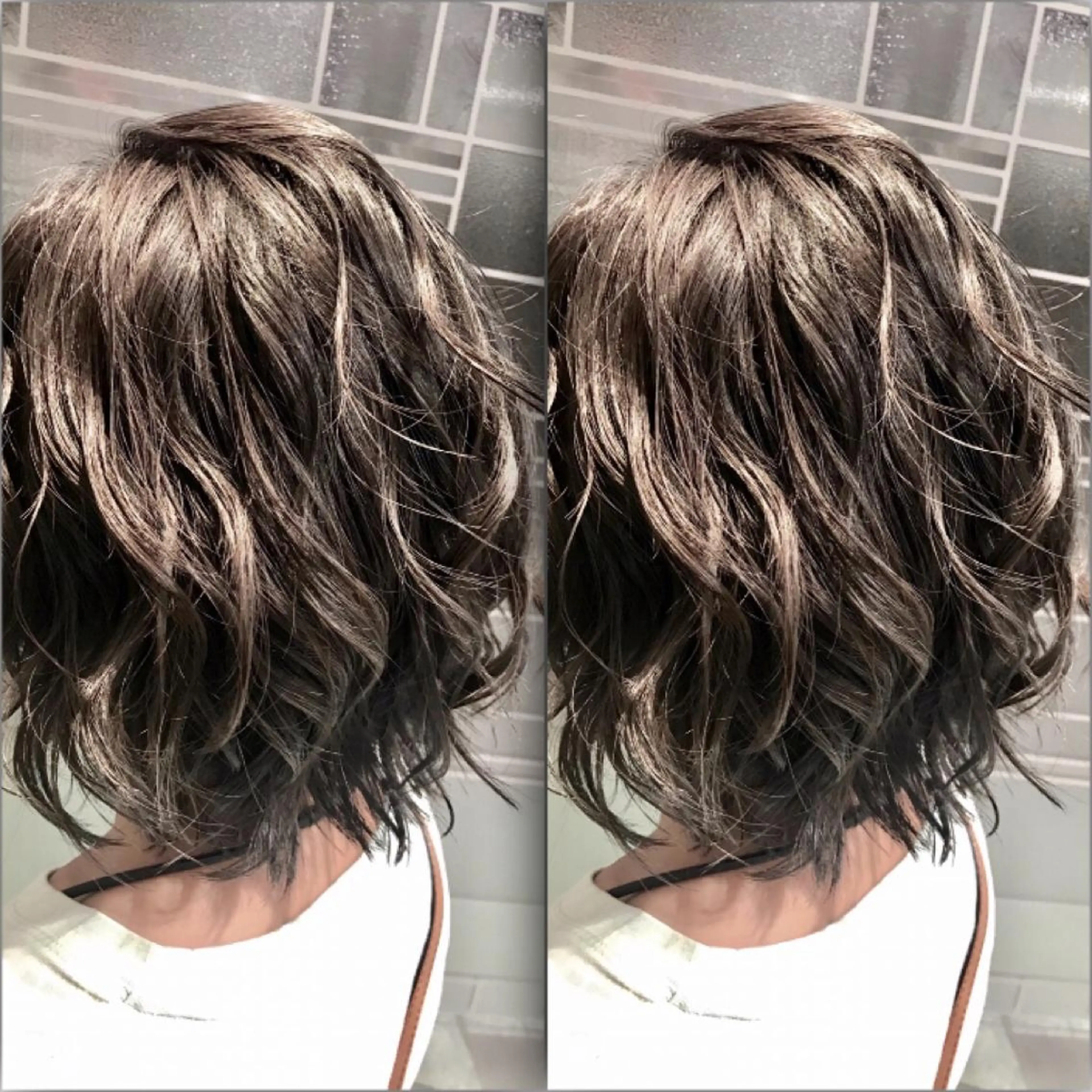 ミディアム カット ヘアカラー トリートメント トップスタイリスト 江口 稜亮のヘアスタイル