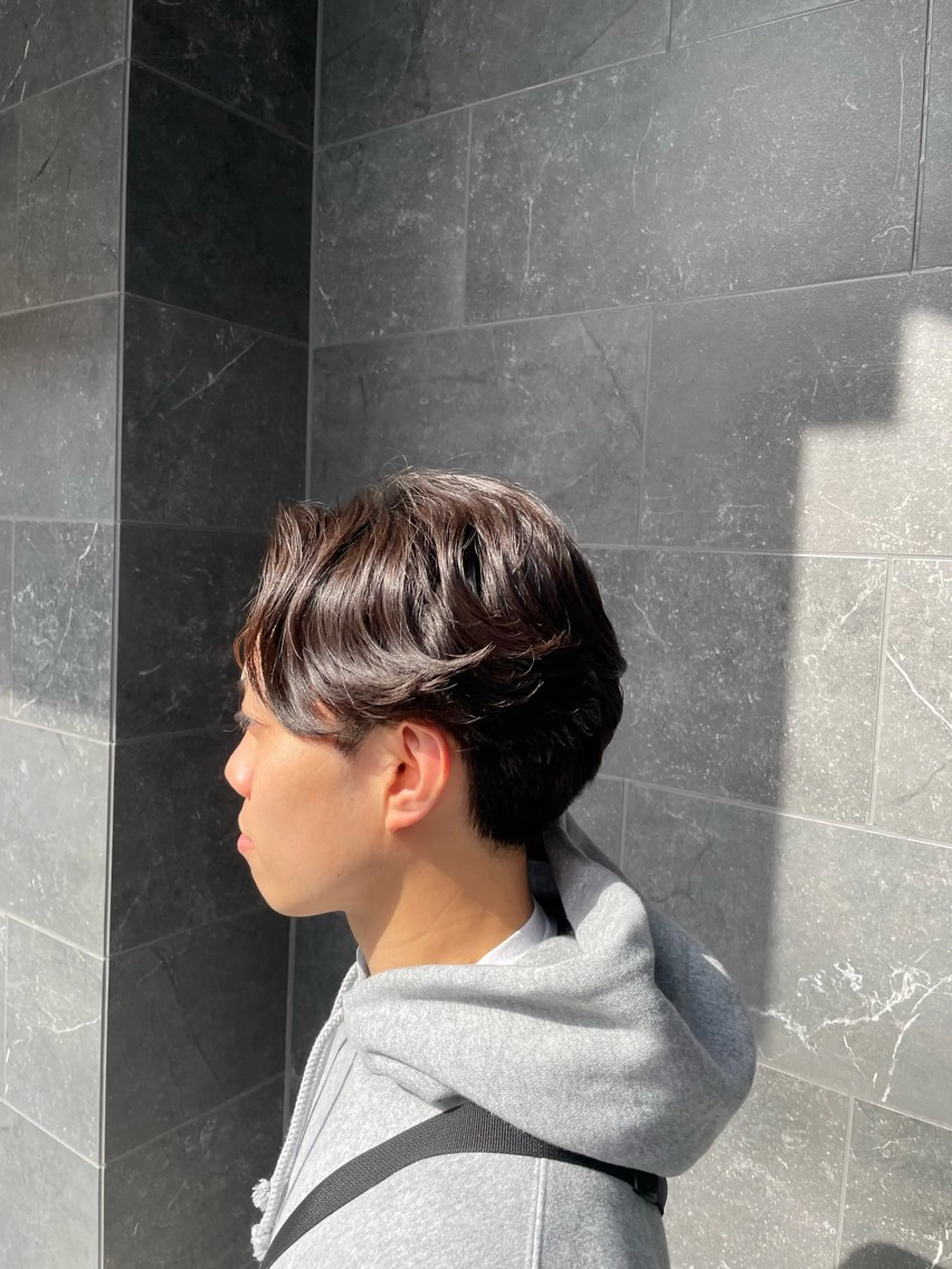 メンズ メンズパーマ カット パーマ 遠藤 健登のヘアスタイル