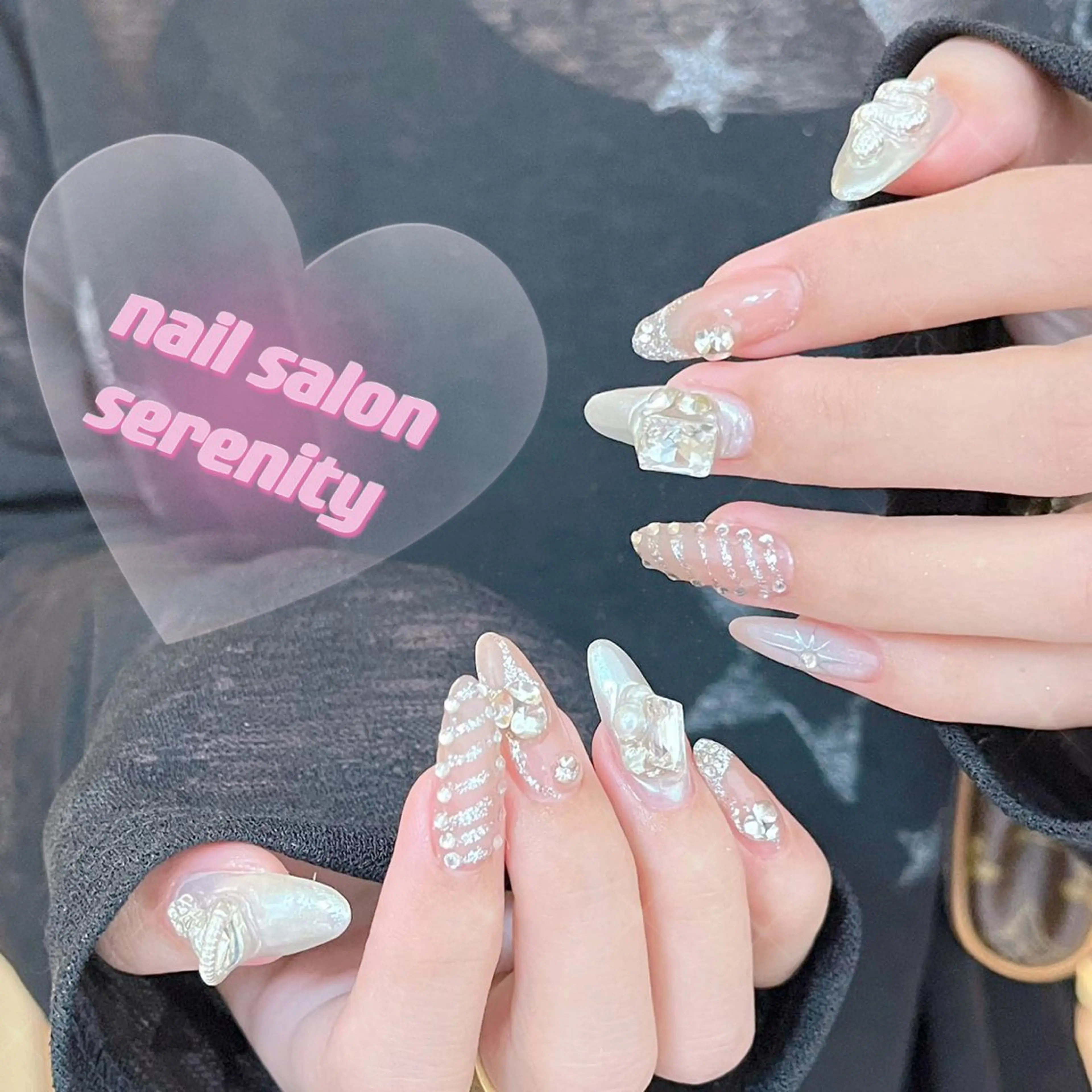 ネイル ハンドネイル ハンドケア ✨Serenity ワンホンネイルのネイルデザイン