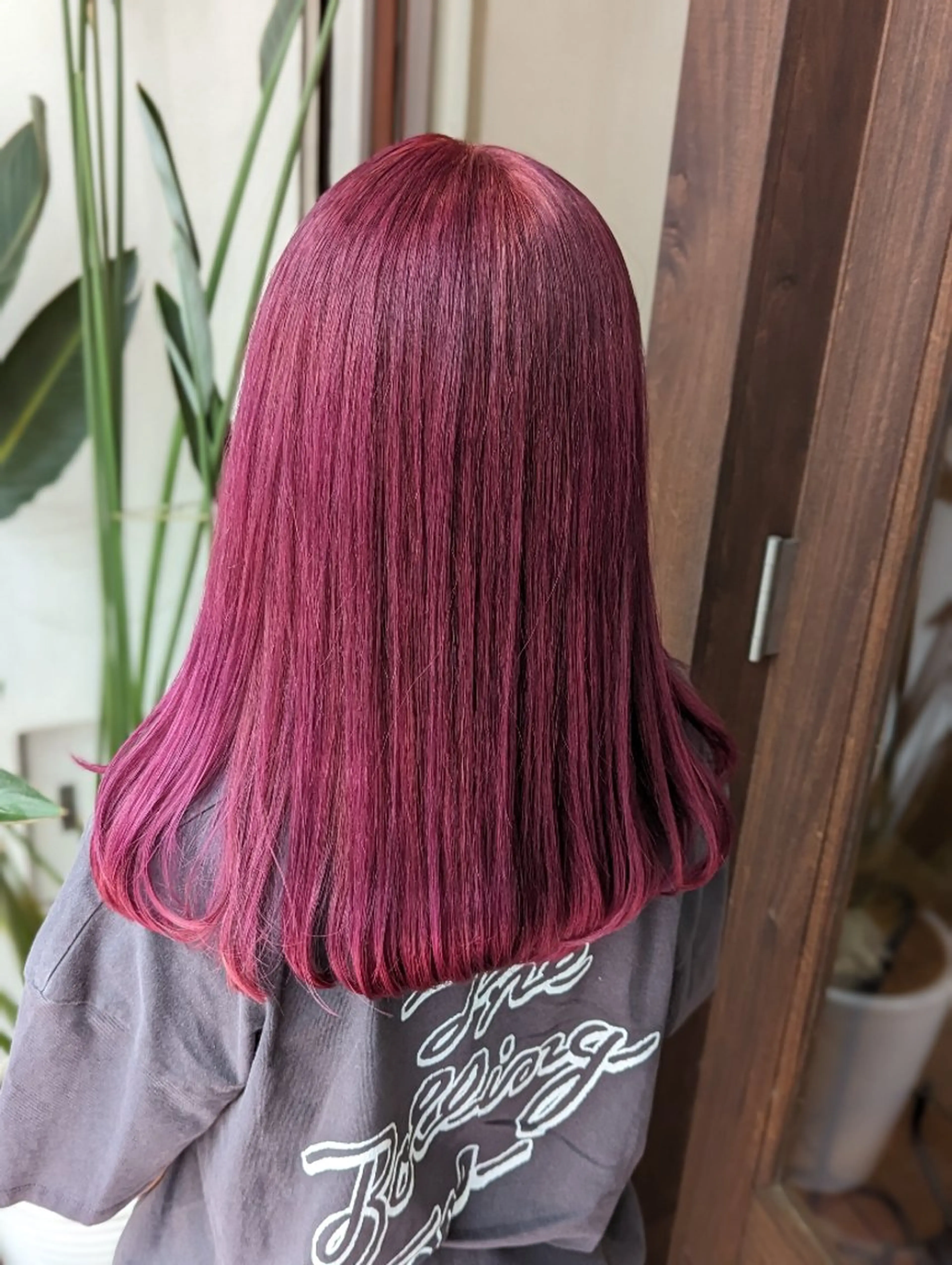 ロング カラー 髪質改善アンブリーチ 店長みやけななのヘアスタイル