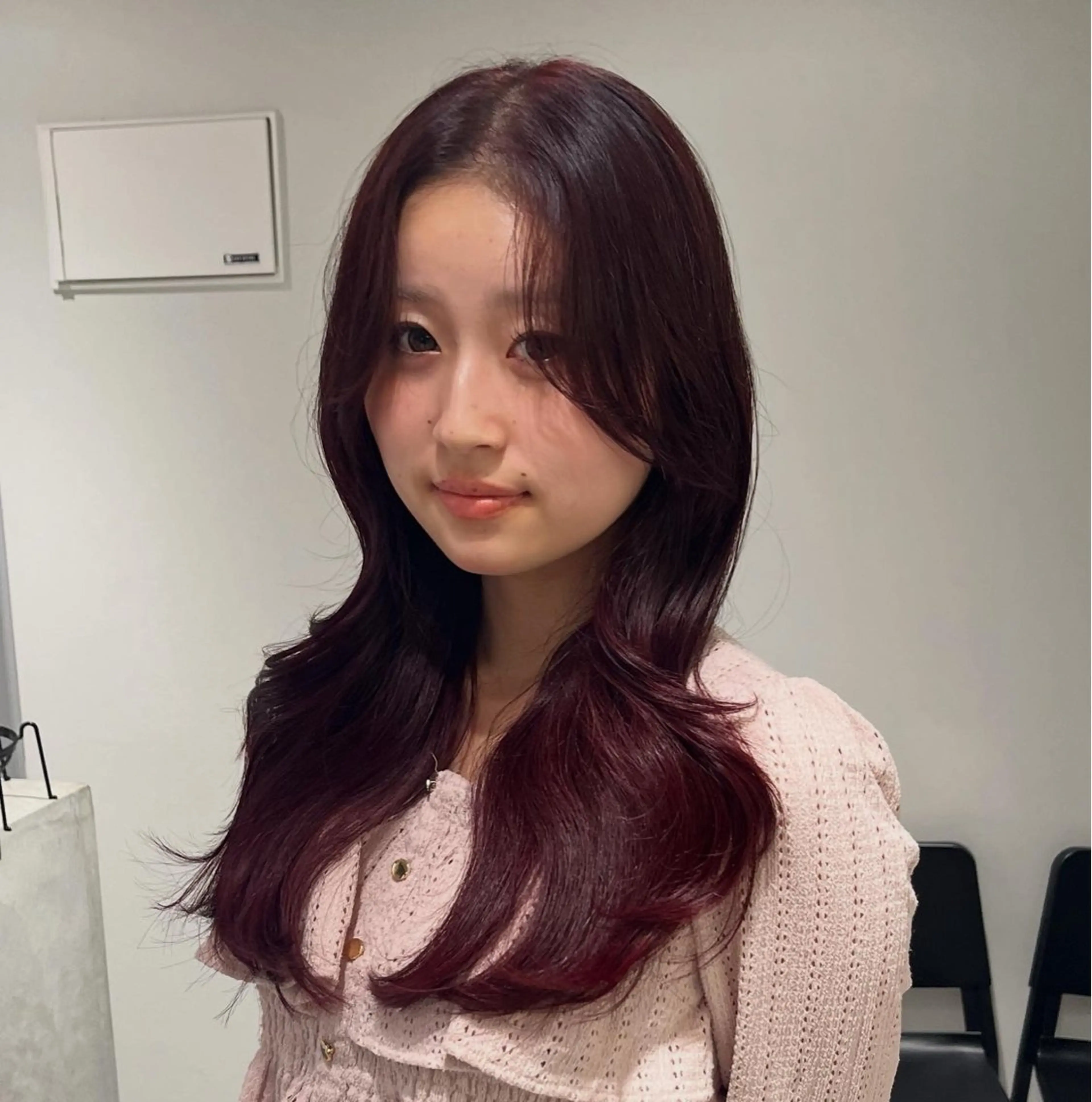 ロング カットモデル募集 村上海成のヘアスタイル