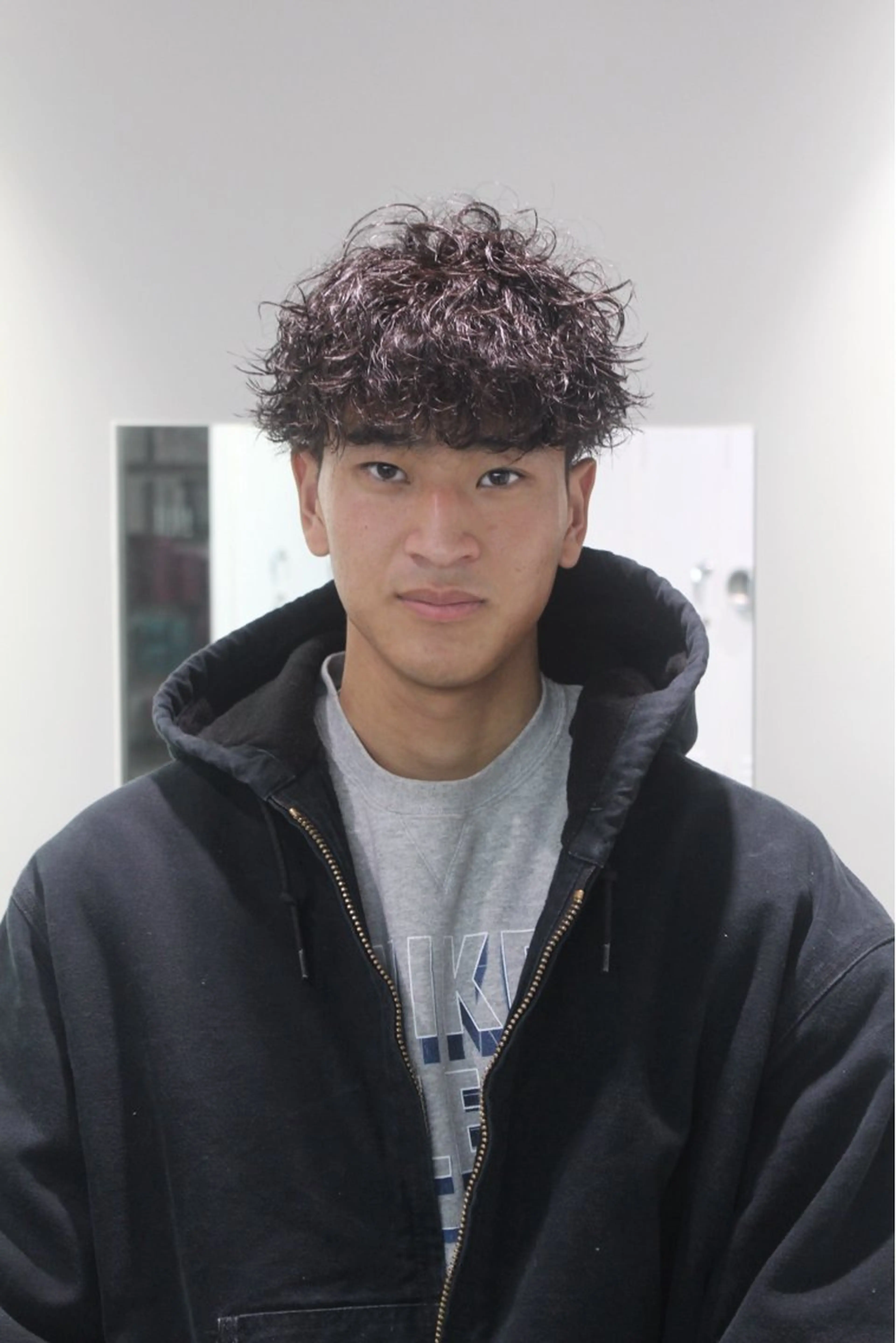 ショート パーマ メンズ カット パーマ fifth天神メンズ パーマのプロ山口皓大のヘアスタイル