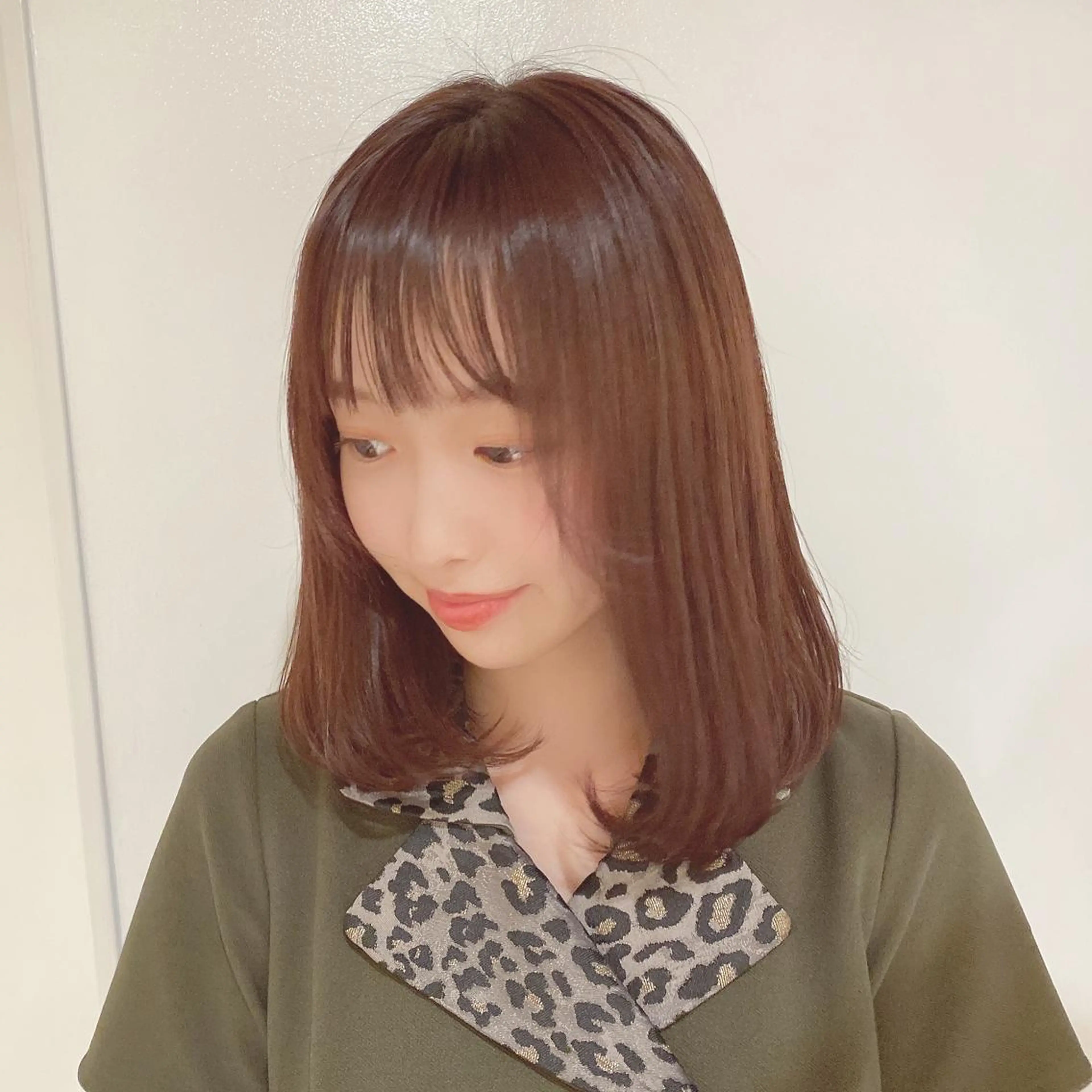 ミディアム カラー ヘアアレンジ マツエク・マツパ ブラウンカラー レッドカラー レッドブラウン カラーマツエク カット ヘアカラー トリートメント Noah's　Ark所属・透明感カラー🫧ヘア セット🫧松本菜月の眉毛・アイブロウイメージ