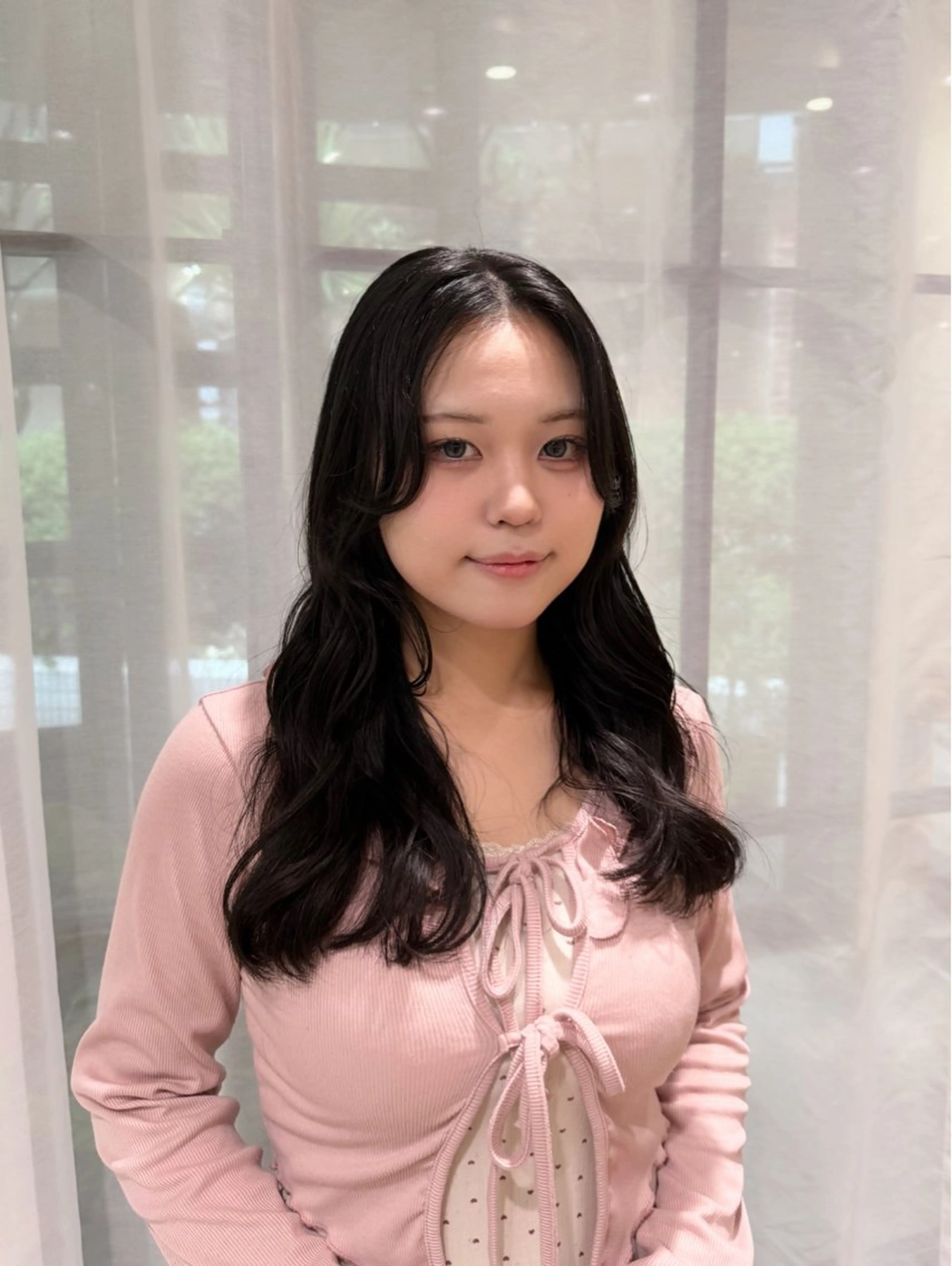 セミロング 韓国風ヘア レイヤーカット Lumier de mashu所属・nana/ボブ/ レイヤーカットのヘアスタイル