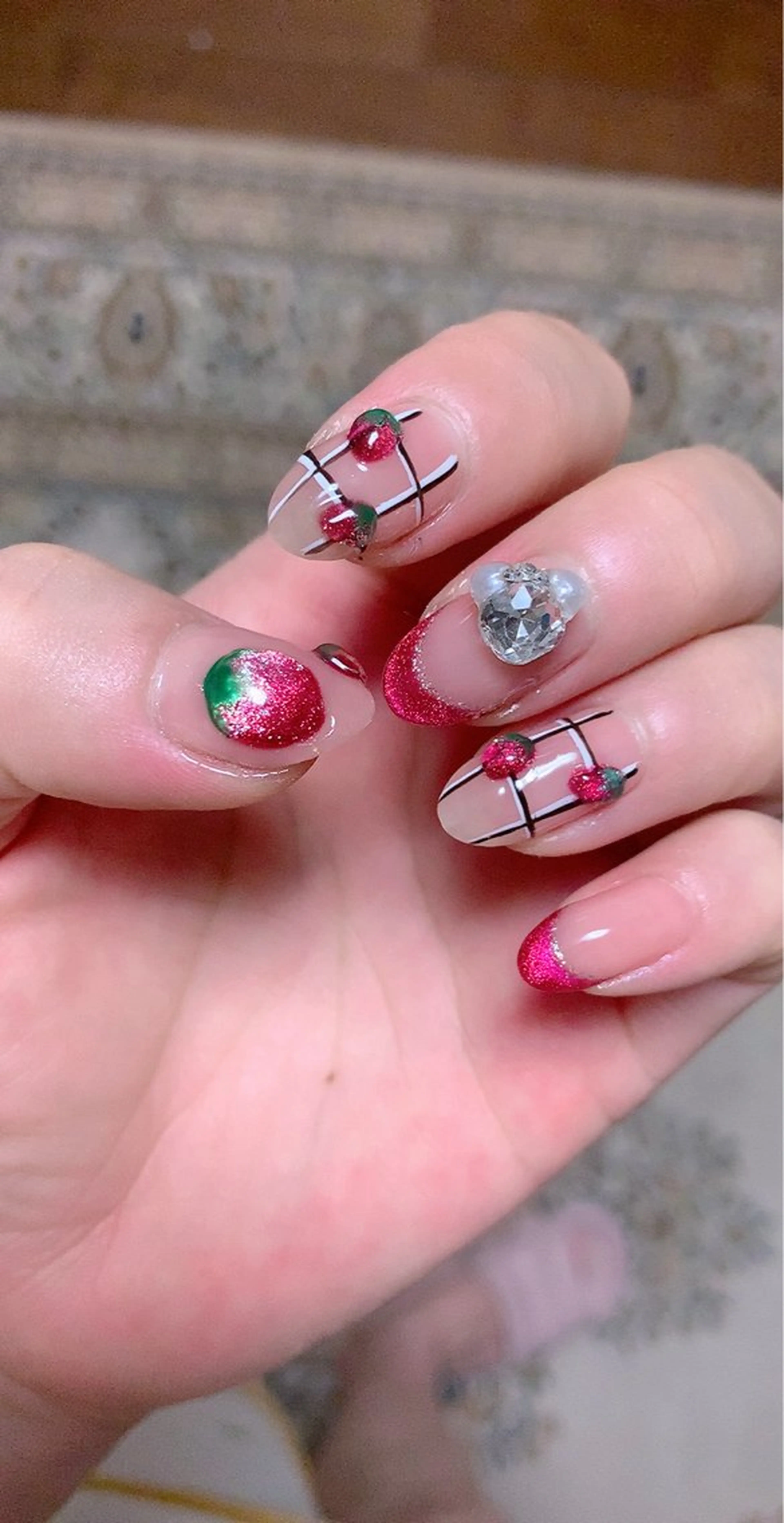 ネイル アートネイル フレンチネイル Cute Tips nailのネイルデザイン