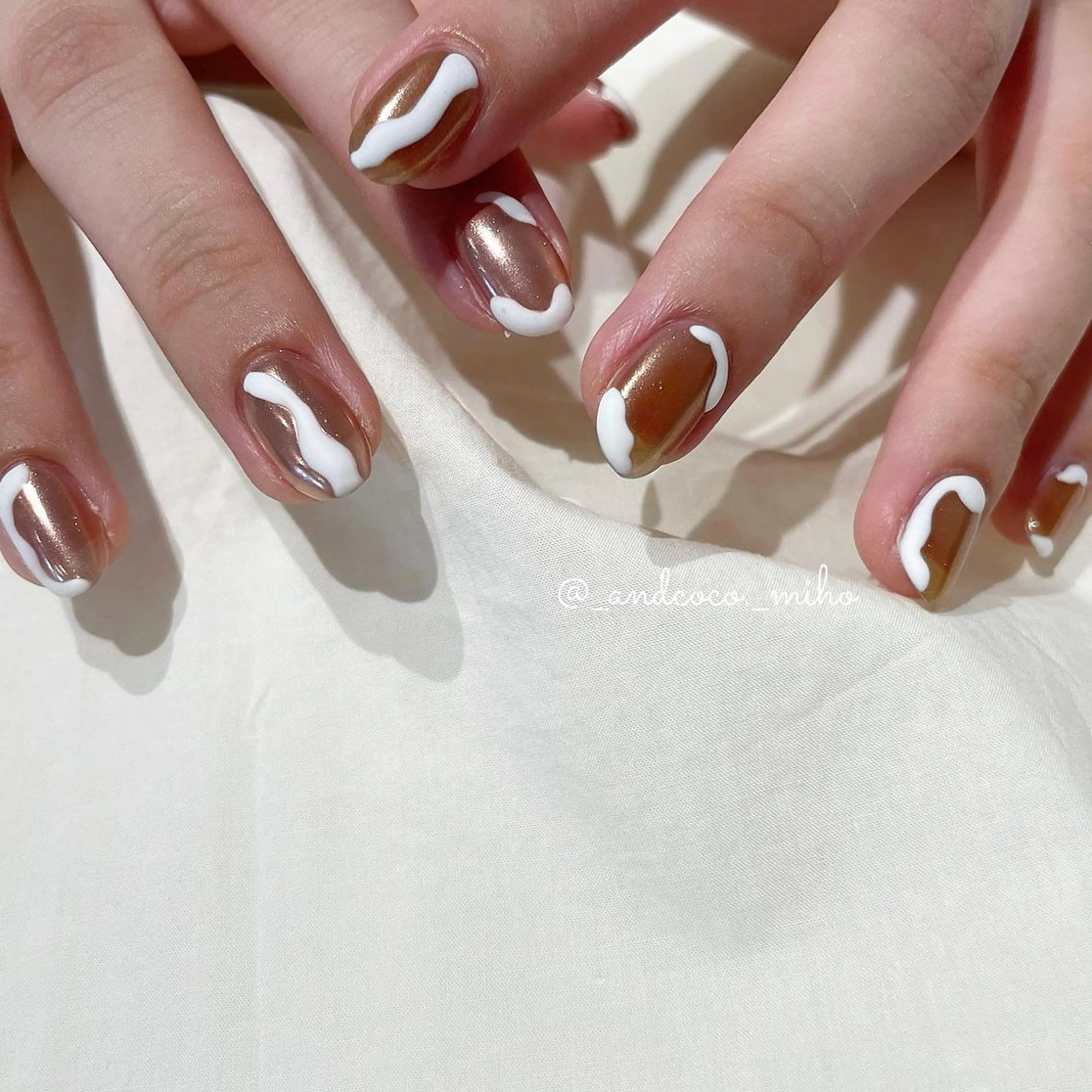ネイル ハンドネイル And  & coco. eyelash & nail所属・Nailist〻 mihoのネイルデザイン
