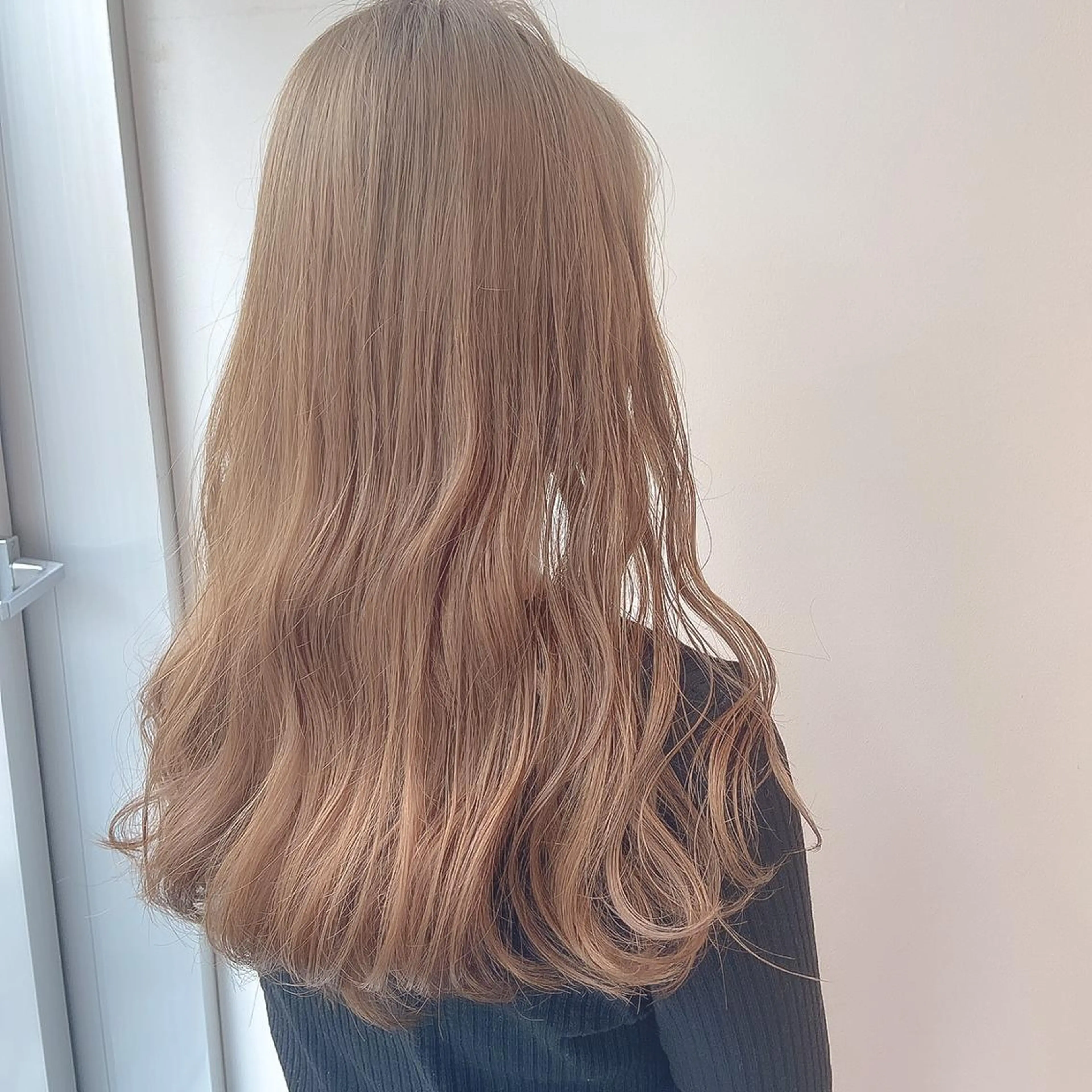 ミディアム カラー パーマ ba-boo 熊本のヘアスタイル