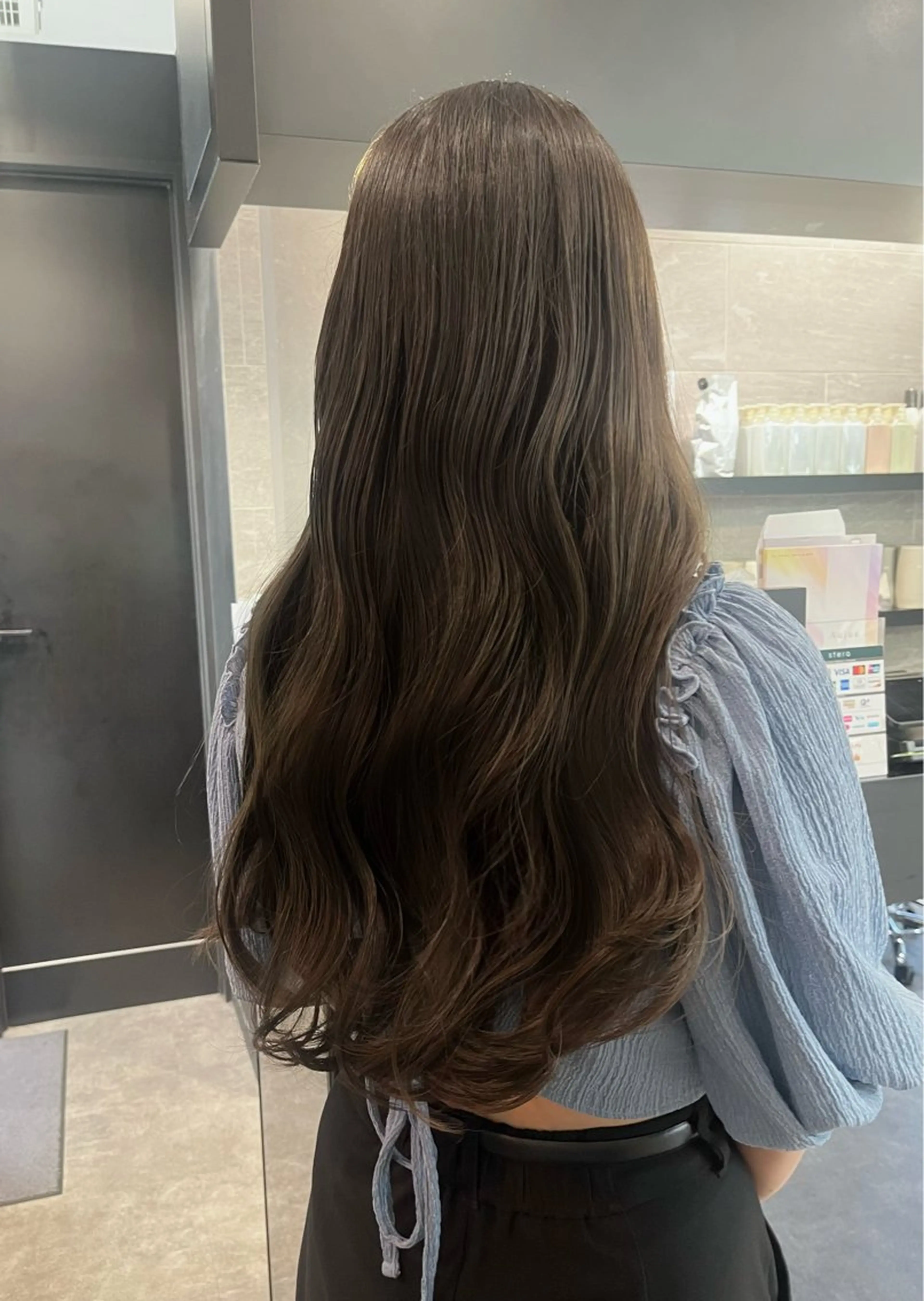 ロング ヘアカラー ダブルカラー🫐 /まゆ🎀のヘアスタイル