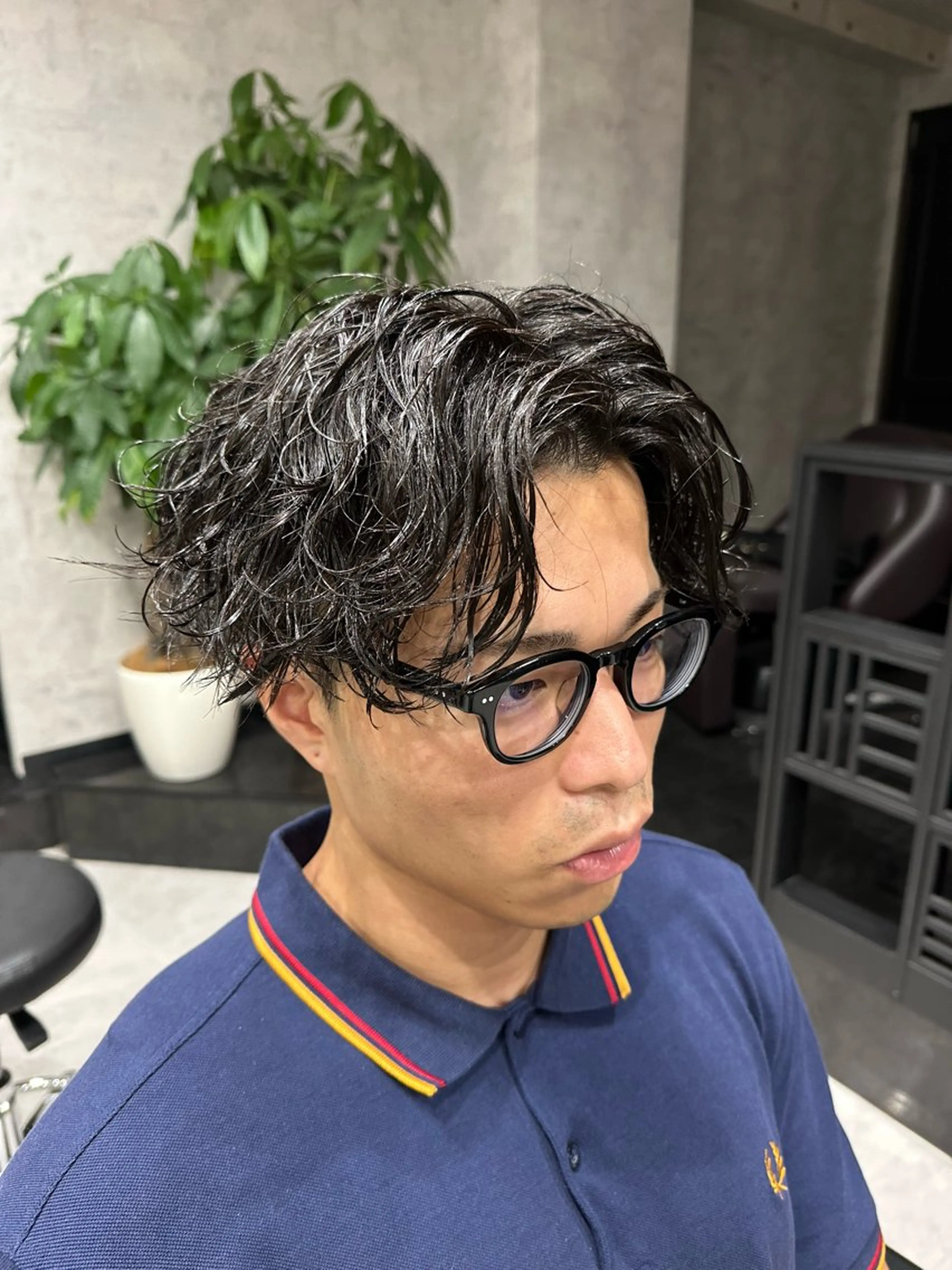 メンズ カット パーマ トリートメント ヘアセット 🌈メンズstyle 特化💫ひびき🌈のヘアスタイル