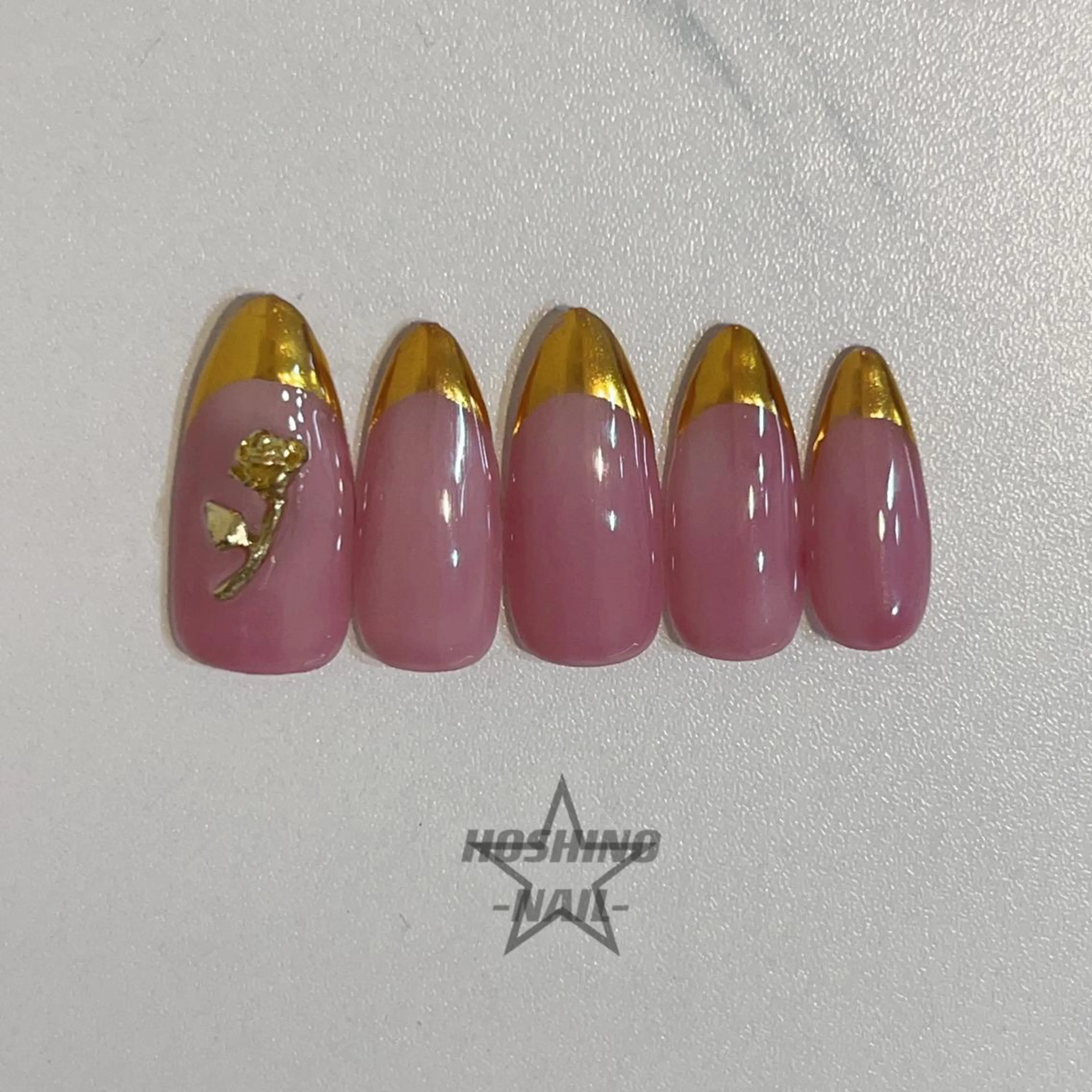 メンズ ネイル フレンチネイル ミラーネイル シンプルネイル ハンドネイル ★HOSHINO NAIL★新宿店のネイルデザイン