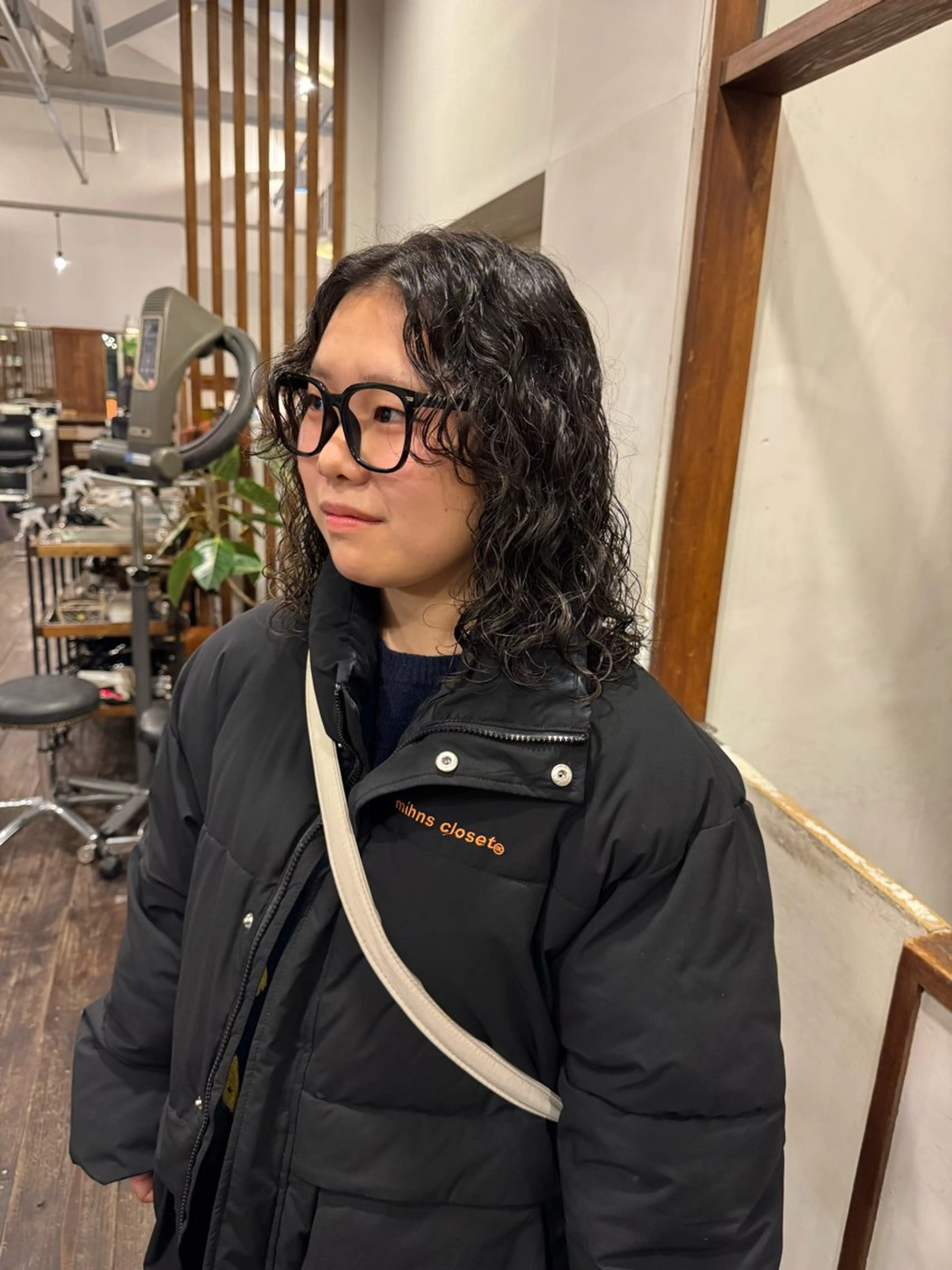 ミディアム パーマ カット パーマ MOK大阪梅田店 Asahiのヘアスタイル