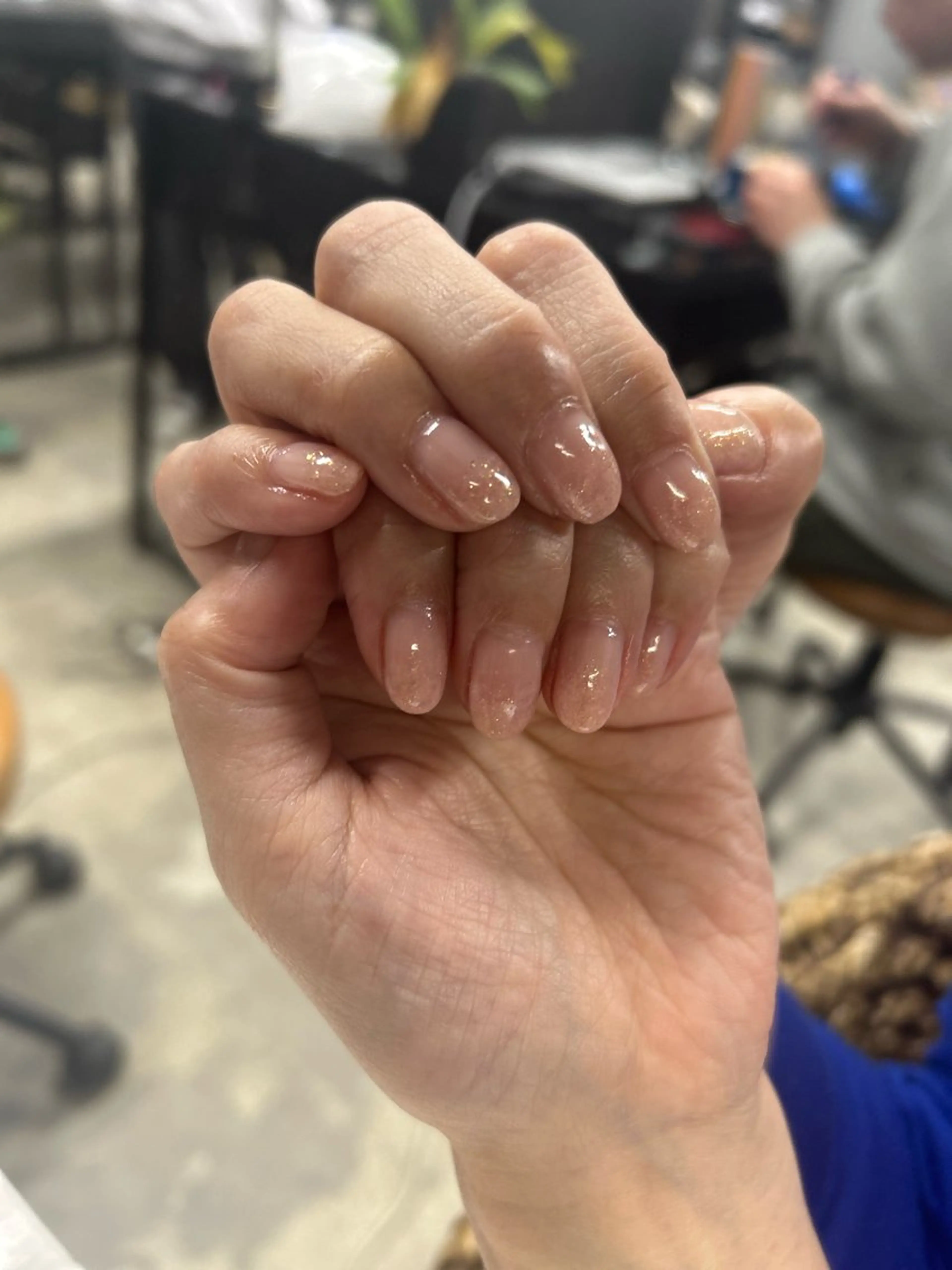 ネイル グラデーション ラメ(グリッター) ラメグラデーション nails Mintia ～esaka～所属・松本 麻子のネイルデザイン