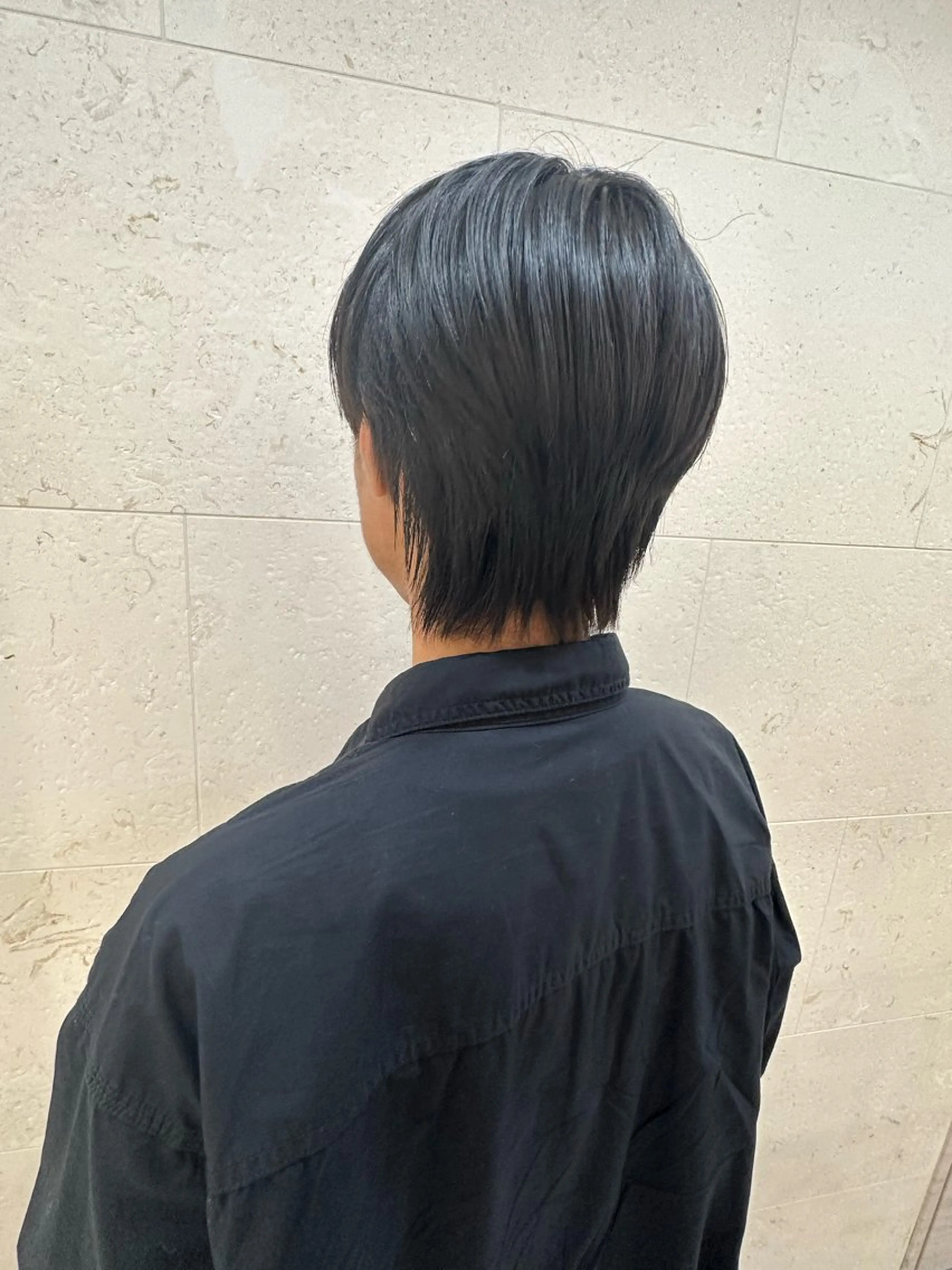 ミディアム メンズ メンズウルフカット レイヤーカット ウルフカット 安田 柚月のヘアスタイル
