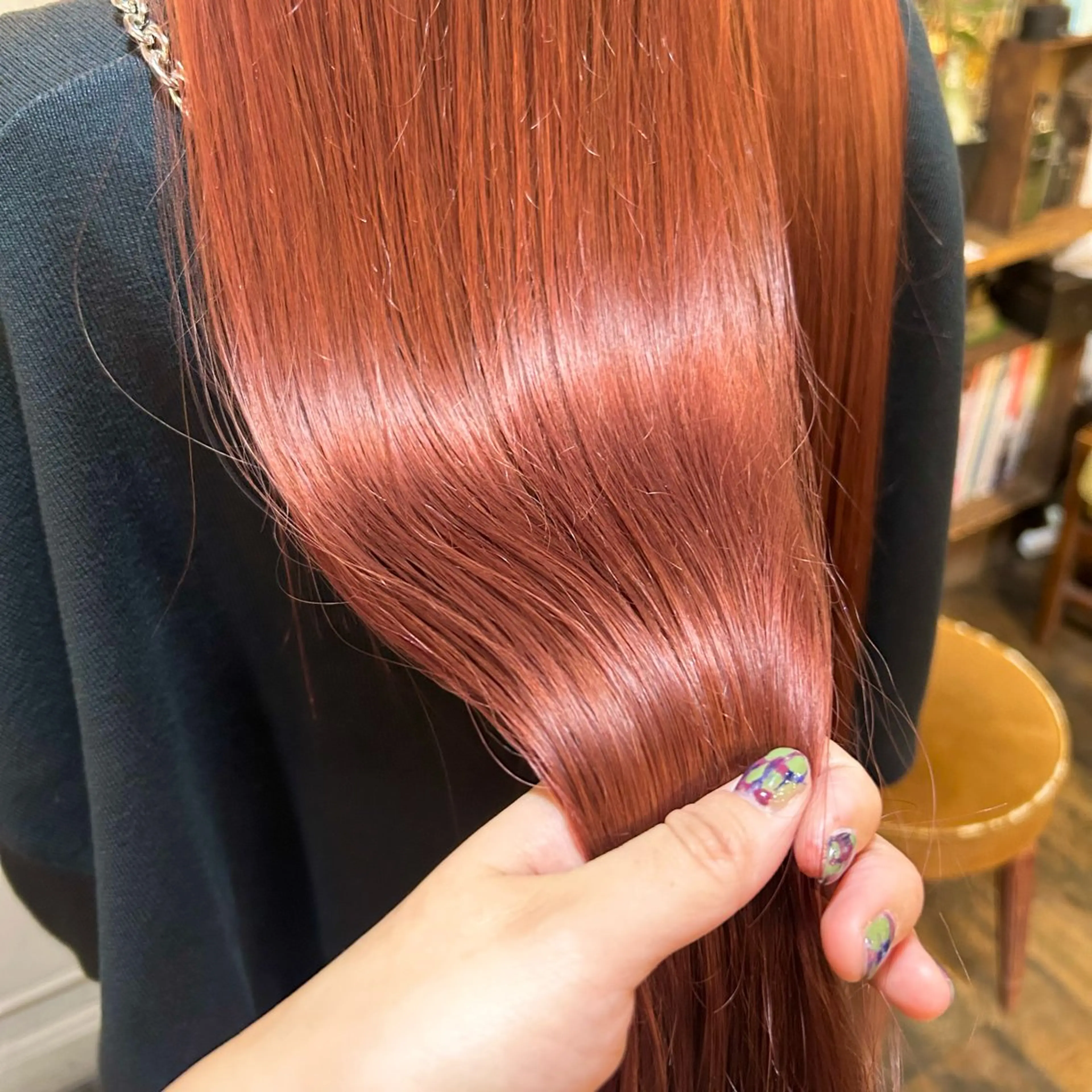 ロング カラー ブリーチ ケアブリーチ ハイトーンカラー ピンクカラー カット ヘアカラー トリートメント BRITS 渡辺 菜々子のヘアスタイル