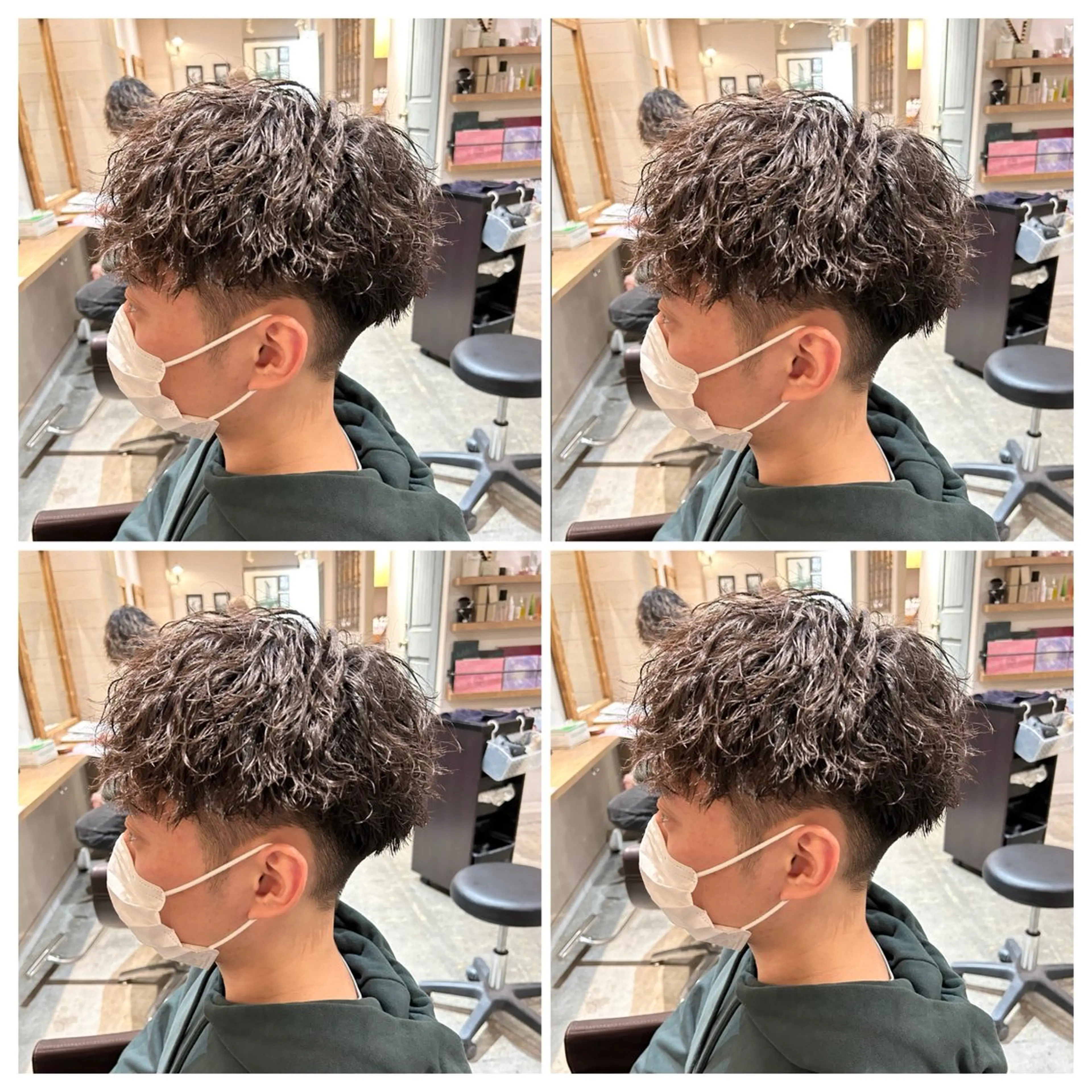 パーマ メンズ カット パーマ トリートメント 💎髪質改善／艶髪 荻原💎のヘアスタイル