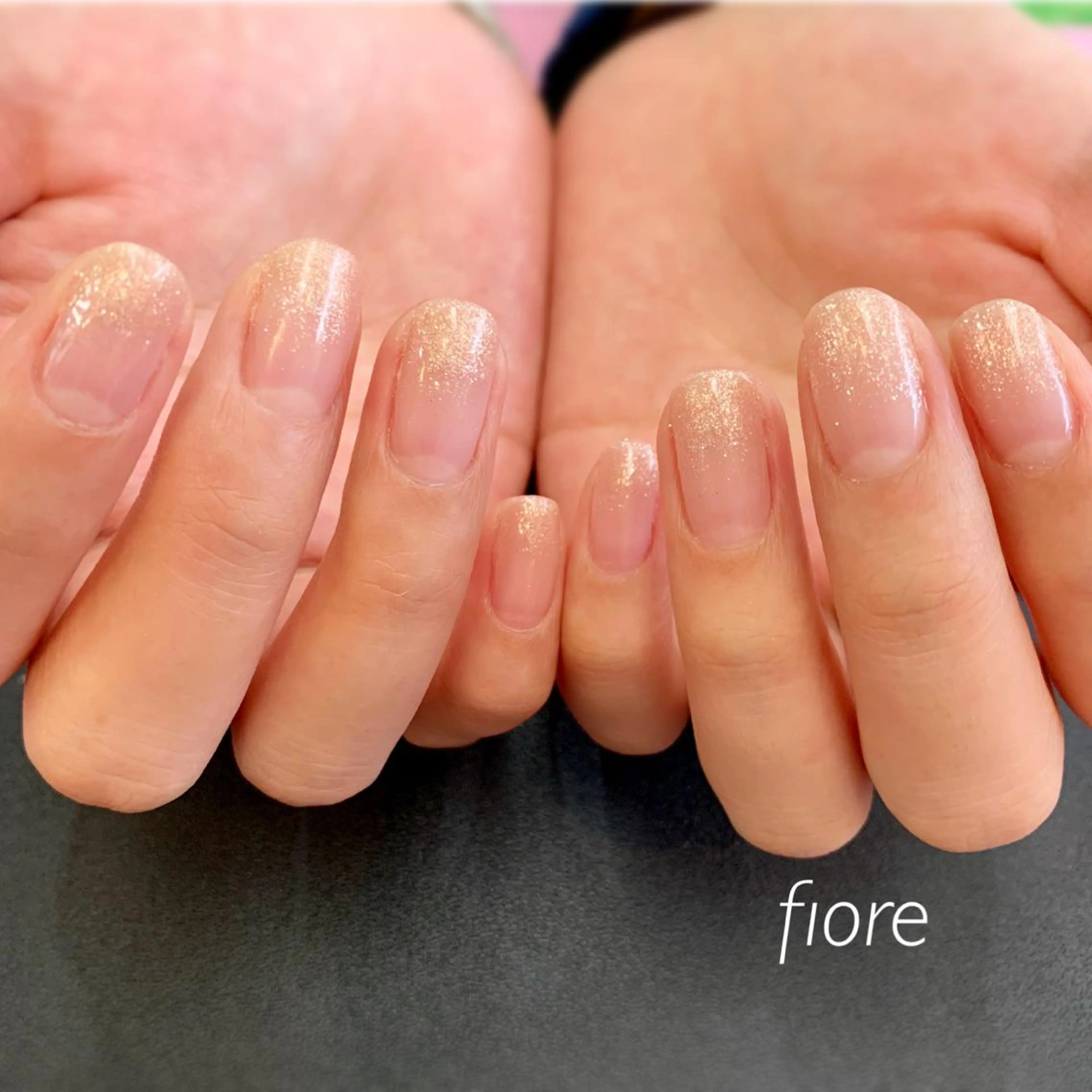ネイル グラデーション ラメ(グリッター) フィオーレ fiore所属・fiore みゆきのネイルデザイン