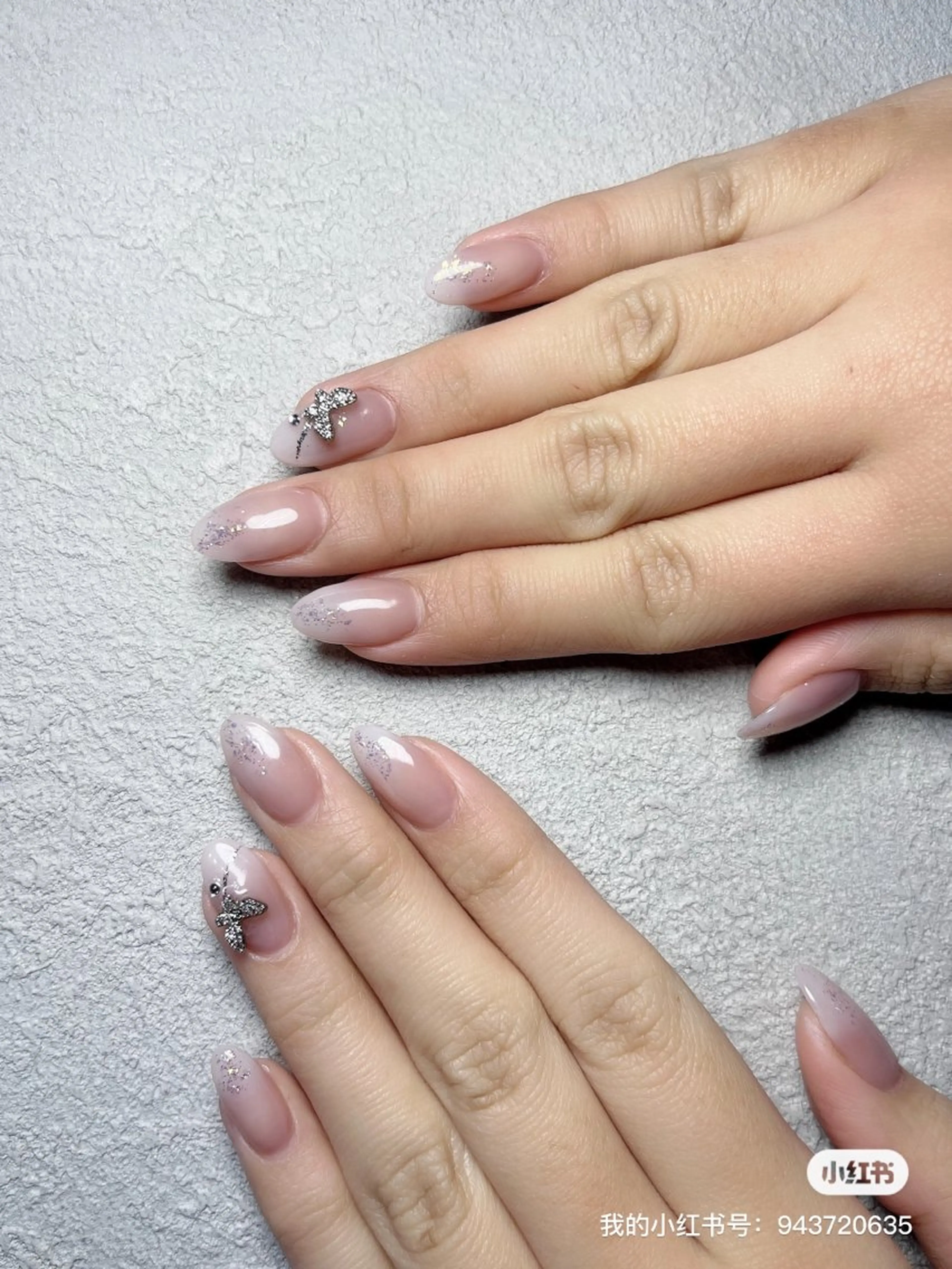 ネイル ピンク ピンクベージュ glance nailのネイルデザイン