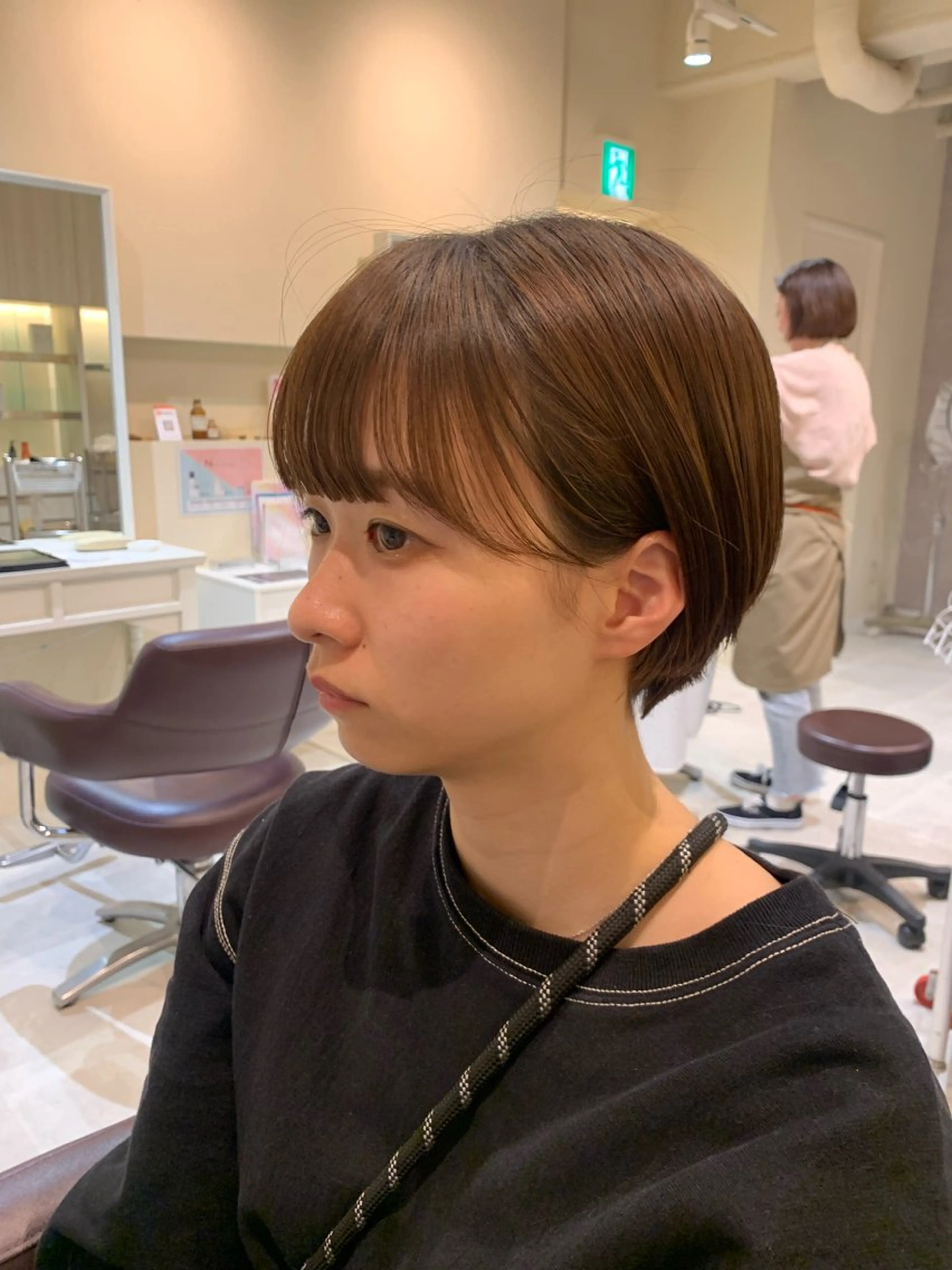 ショート ショートヘア カット ヘアカラー トリートメント mulum hair dressing salon所属・yuuki🌷名古屋 栄　ベージュ/カラーのヘアスタイル