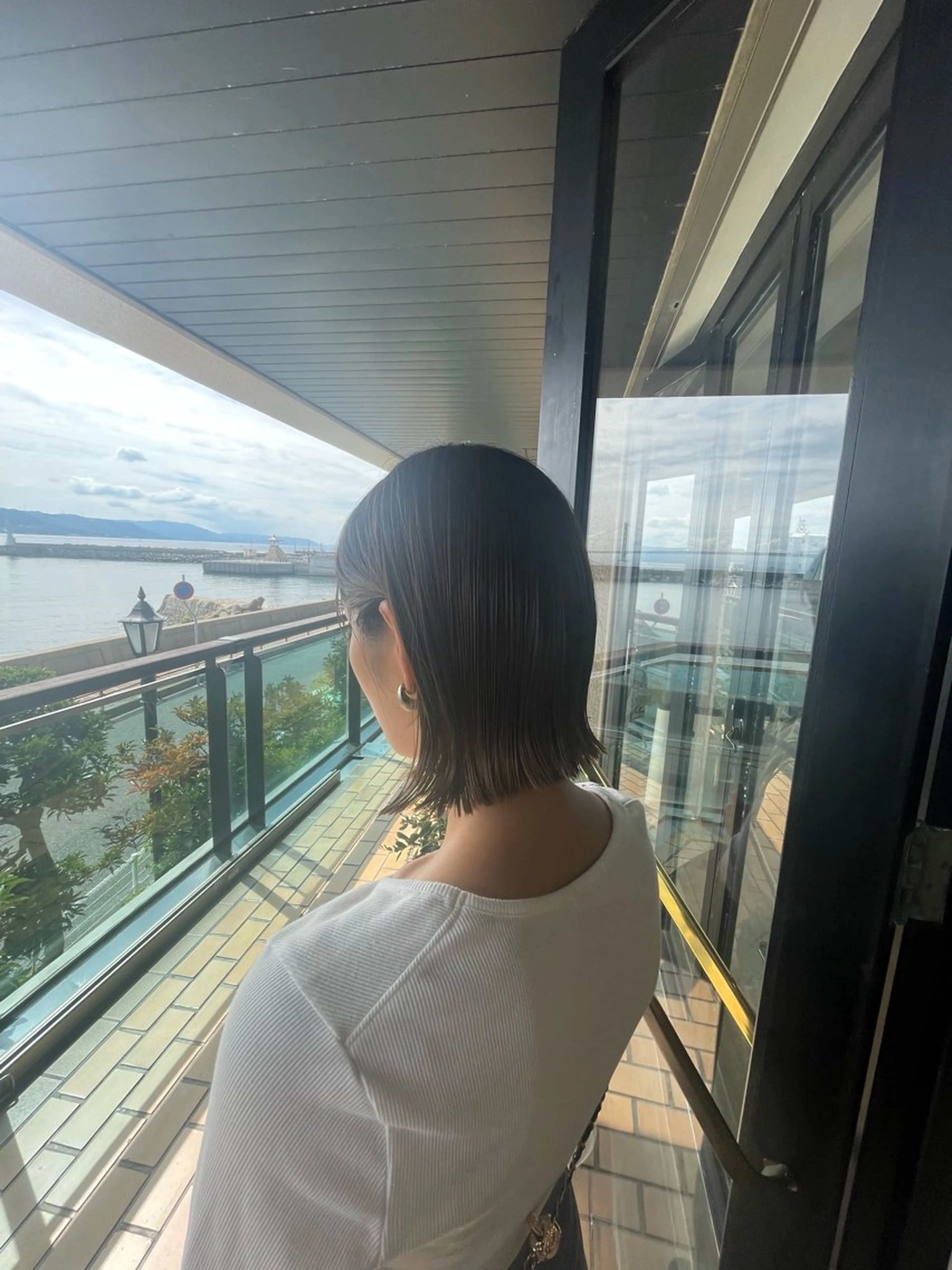 ショート 切りっぱなしボブ ボブ 菅原 彩加のヘアスタイル