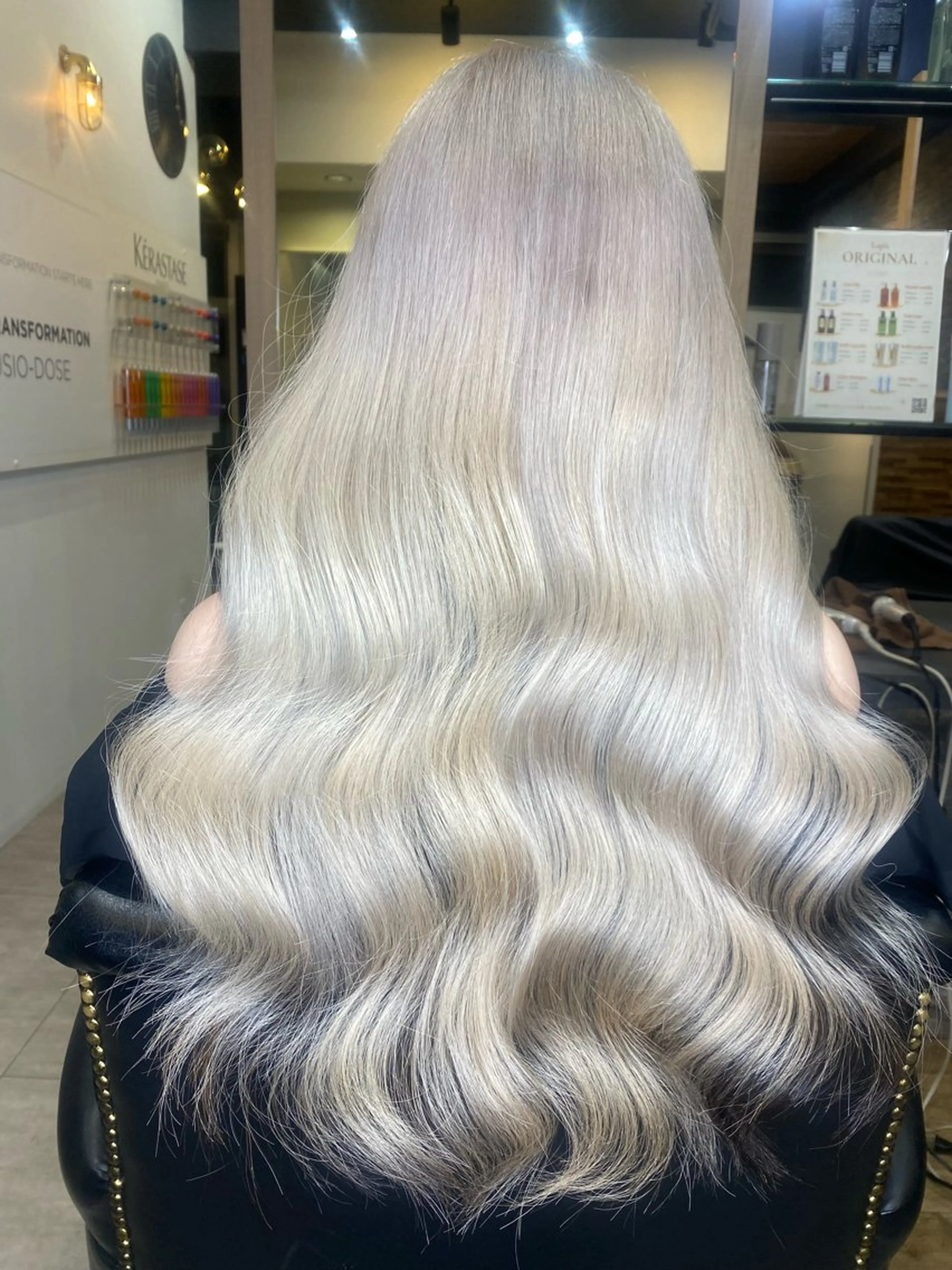 ロング カット ヘアカラー トリートメント 横浜Lapisあゆみ 艶髪/シールエクステのヘアスタイル