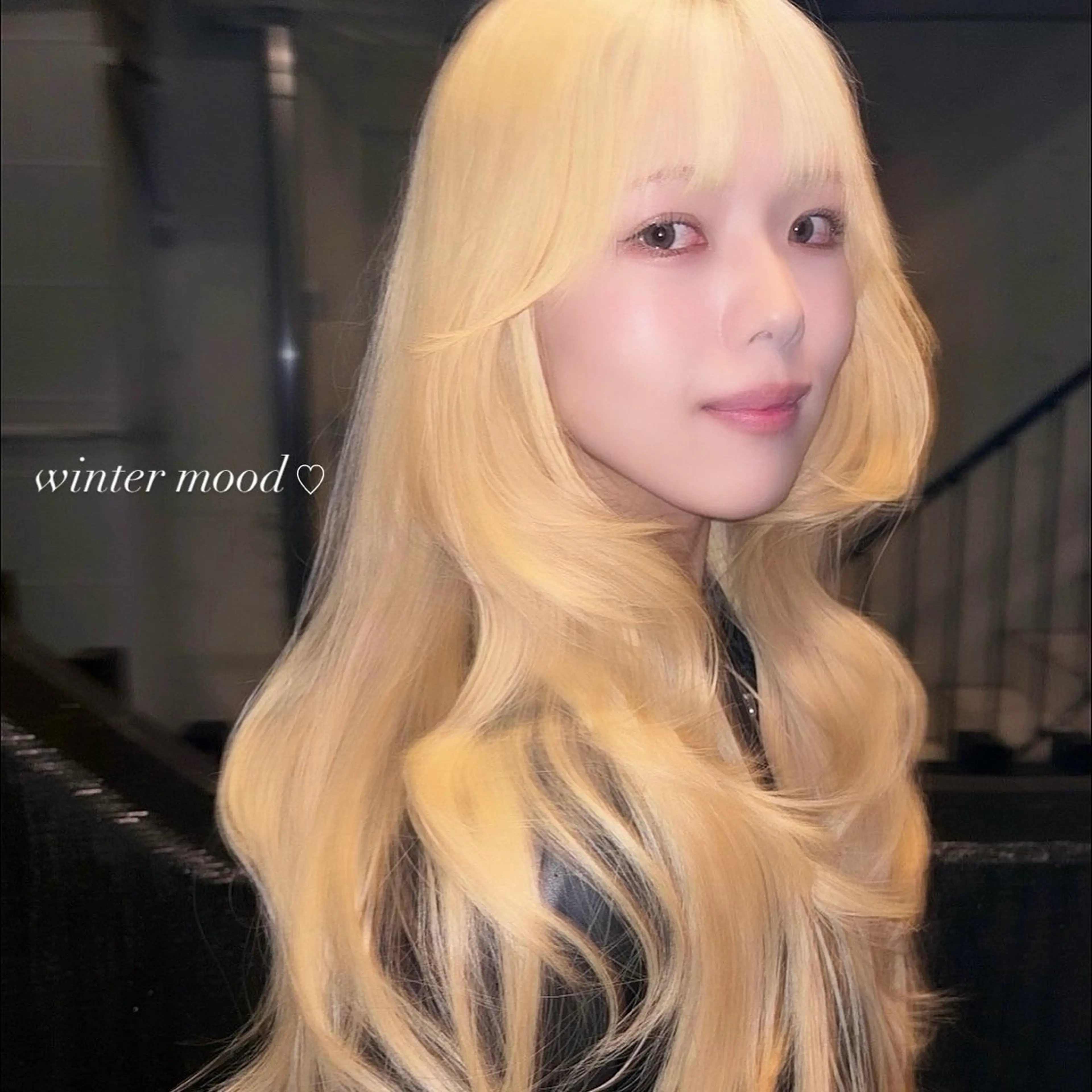 ロング カラー ヘアアレンジ ヘアカラー トリートメント ヘアセット ハイトーン🤍韓国 ヘア🇰🇷たくとのヘアスタイル