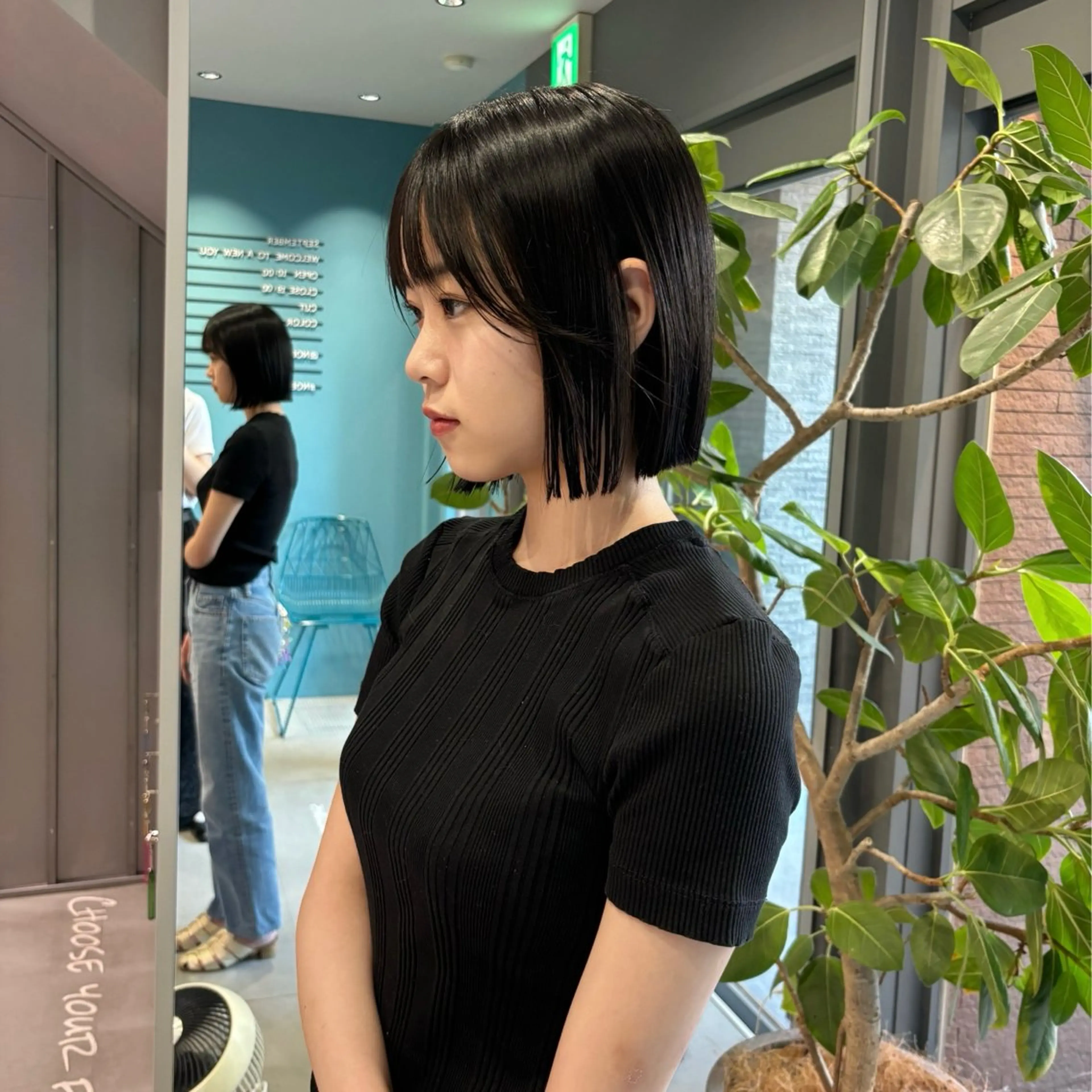 カラー カット ヘアカラー トリートメント noe tton所属・あゆな/名古屋/ ボブ/透明感カラーのヘアスタイル