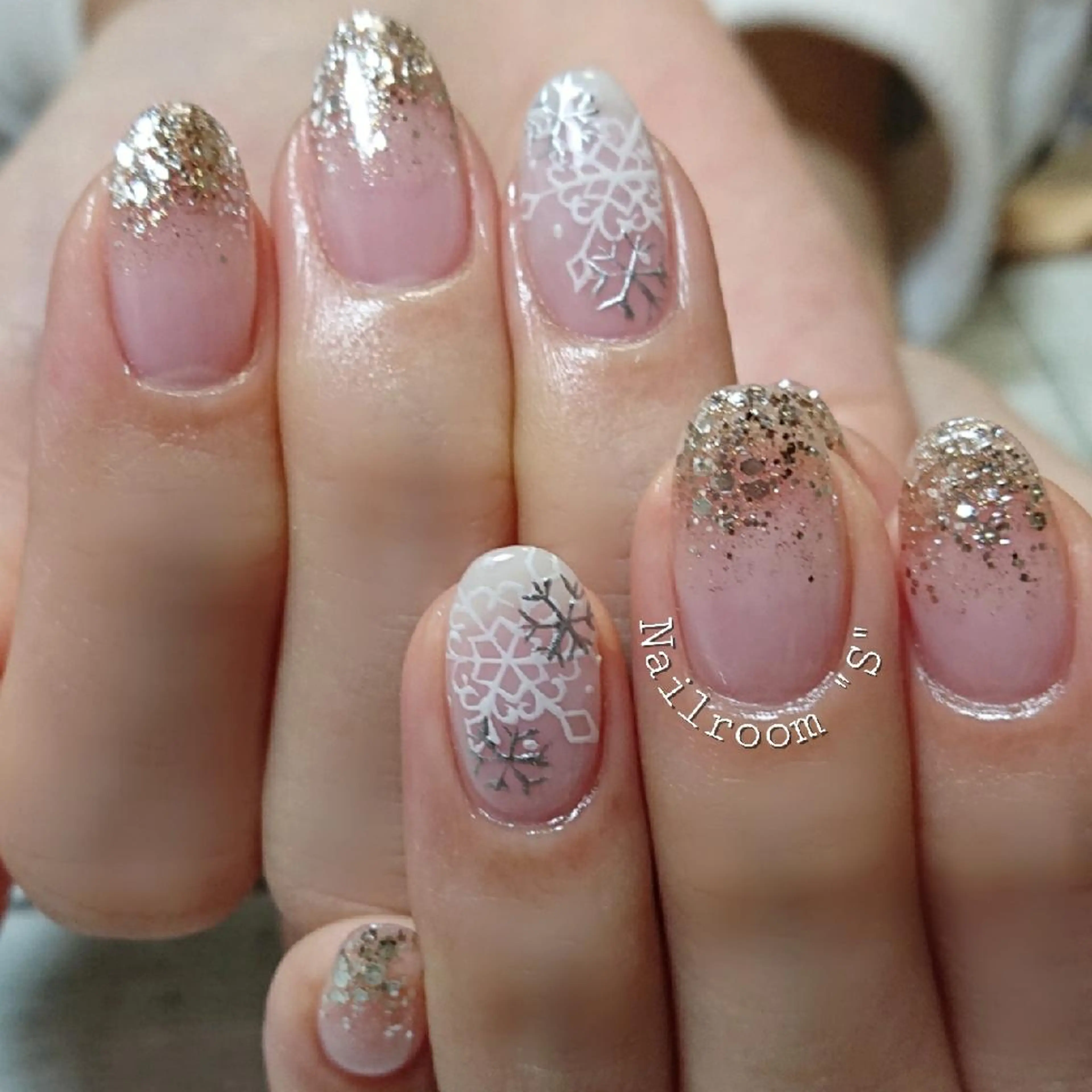 ネイル 冬ネイル ハンドネイル ハンドケア Nail room  "S"  SAKAIのネイルデザイン