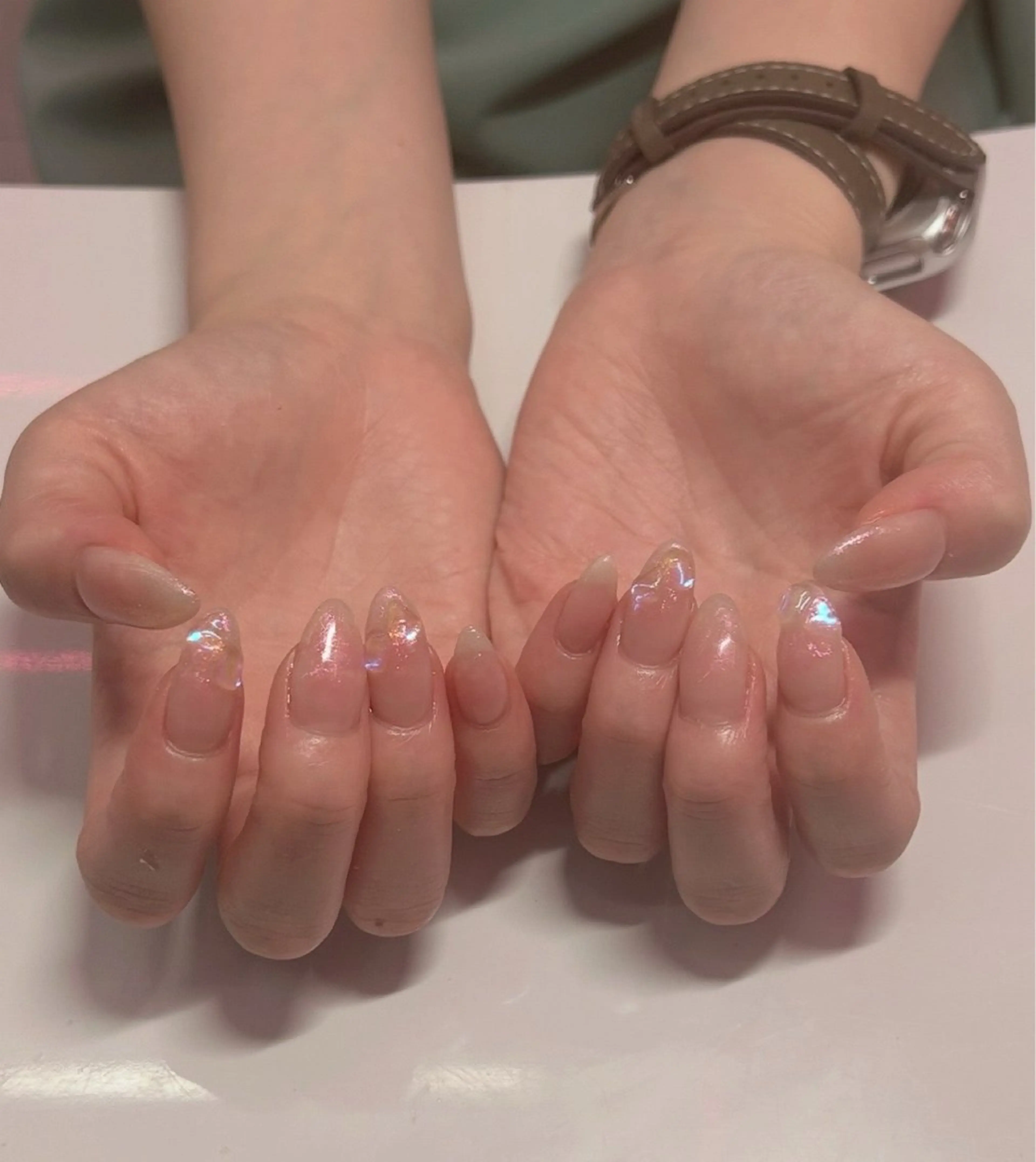 ネイル チークネイル ハンドネイル WOLTOKYO NANAMIのネイルデザイン