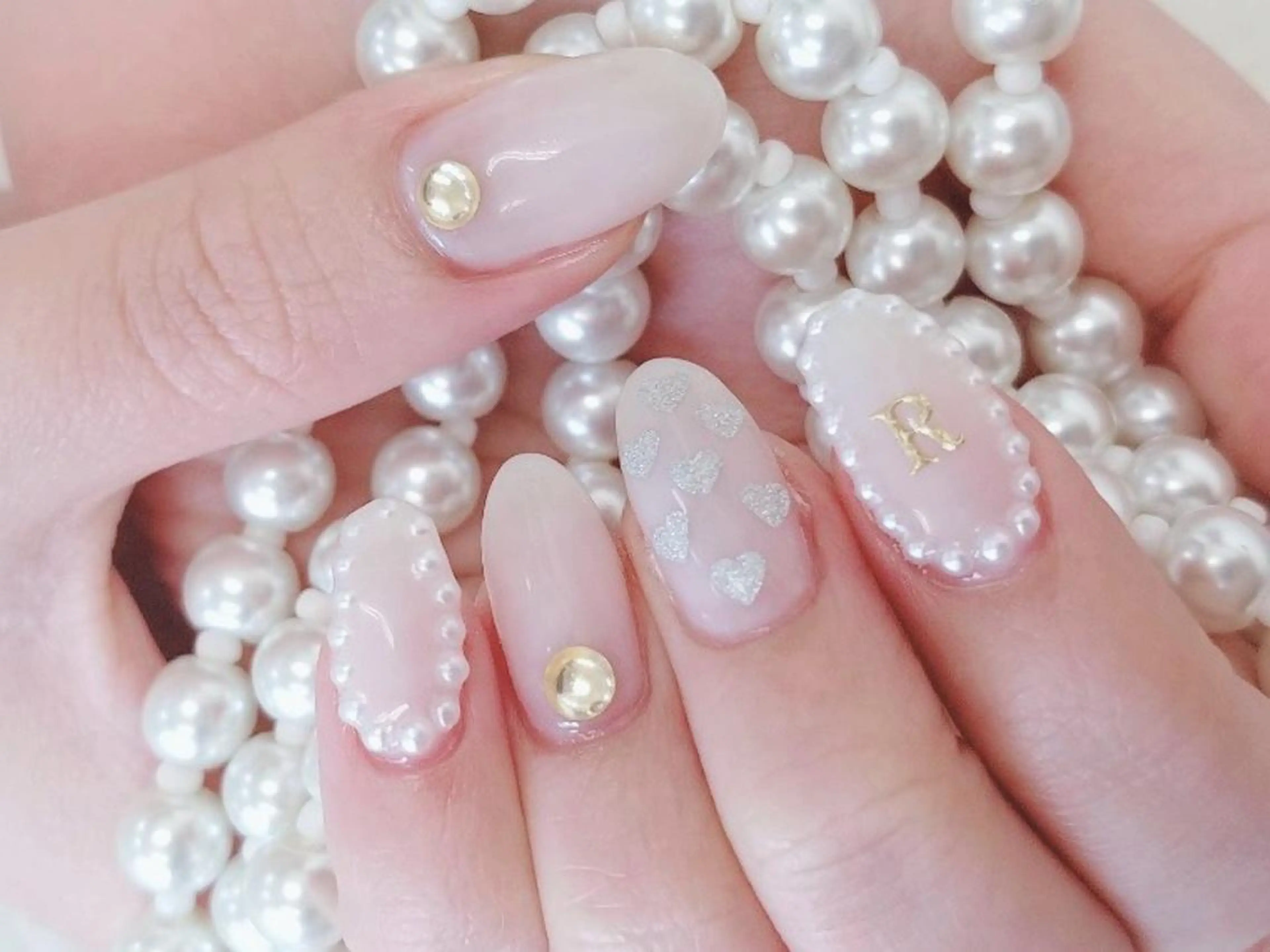 ネイル 持ち込み ホワイト Nail lieNのネイルデザイン