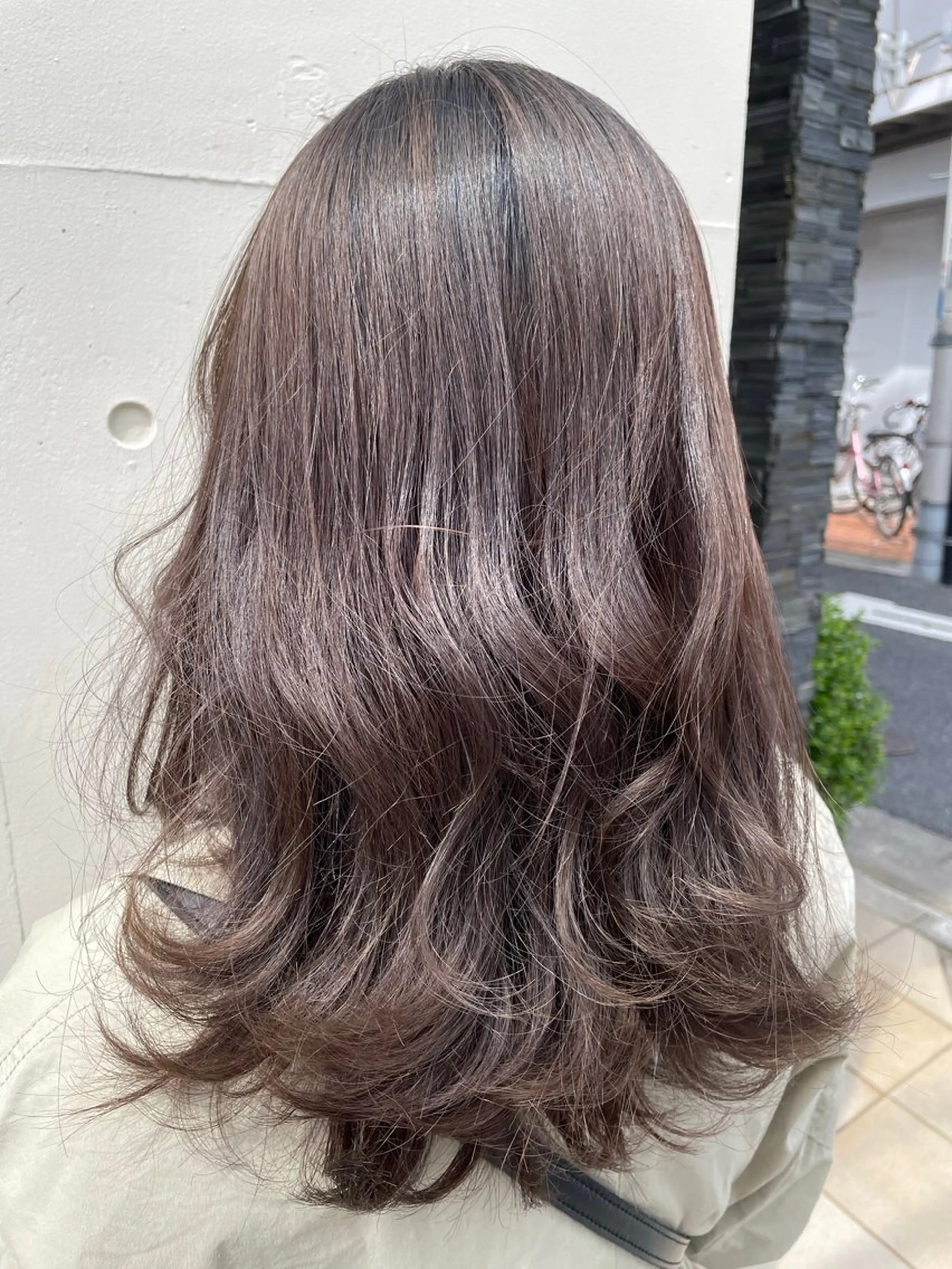 セミロング カラー 髪質改善縮毛矯正Milieu【ミリュウ】恵比寿店所属・美髪矯正/髪質改善/ 福崎航平のヘアスタイル