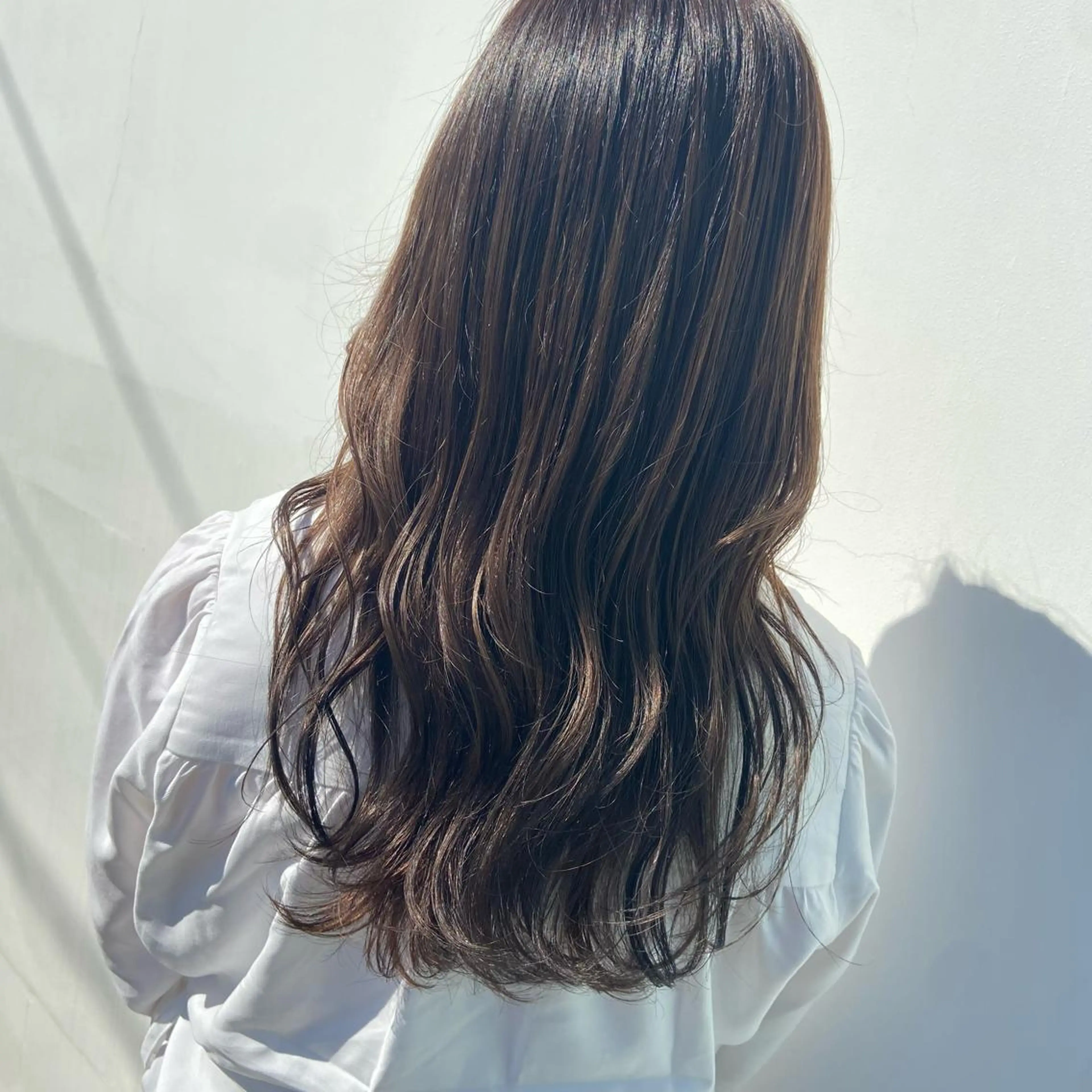 ロング カラー ヘアアレンジ 桑原 りゆのヘアスタイル