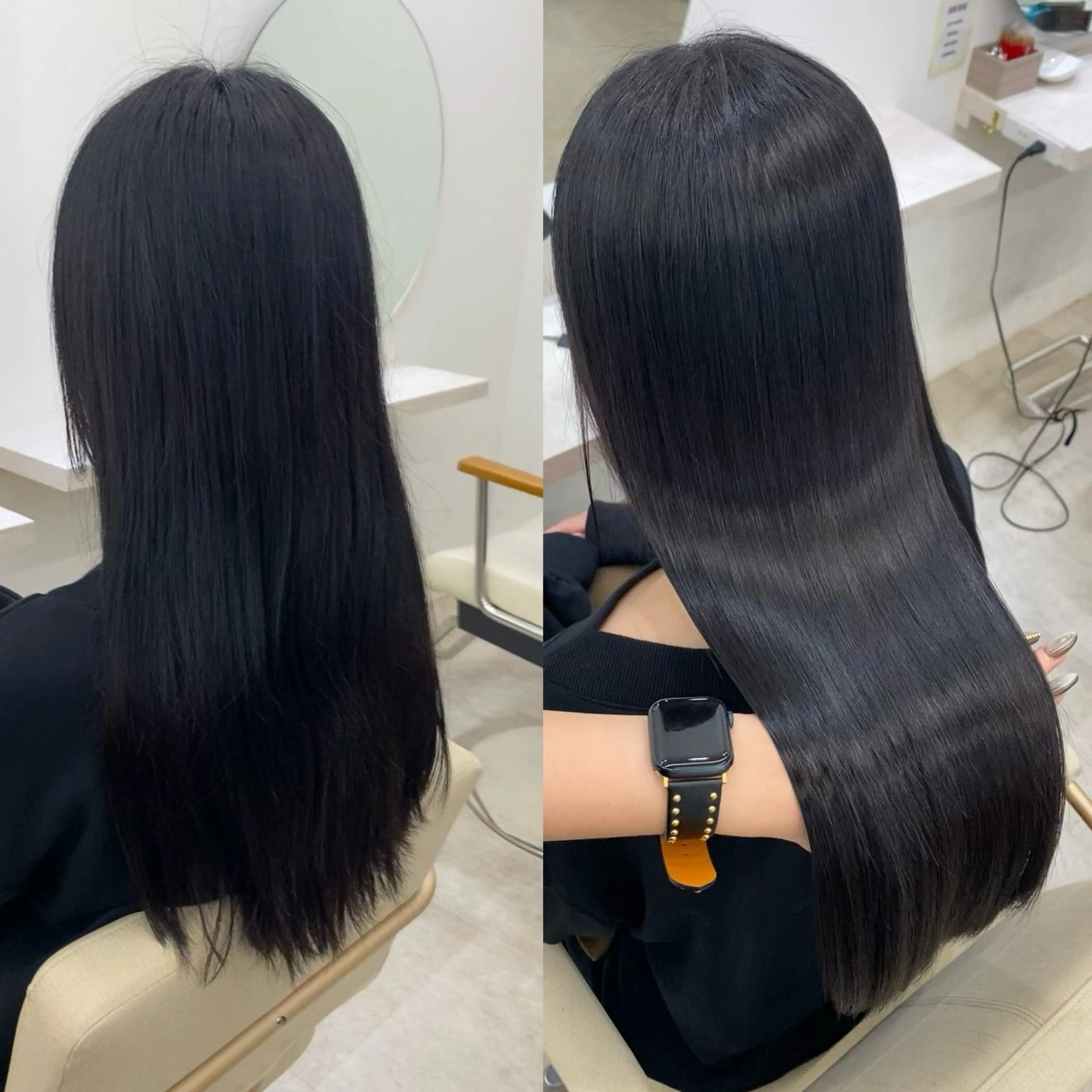 ロング カット 縮毛矯正 トリートメント 艶髪/縮毛矯正/ Core mikuaのヘアスタイル