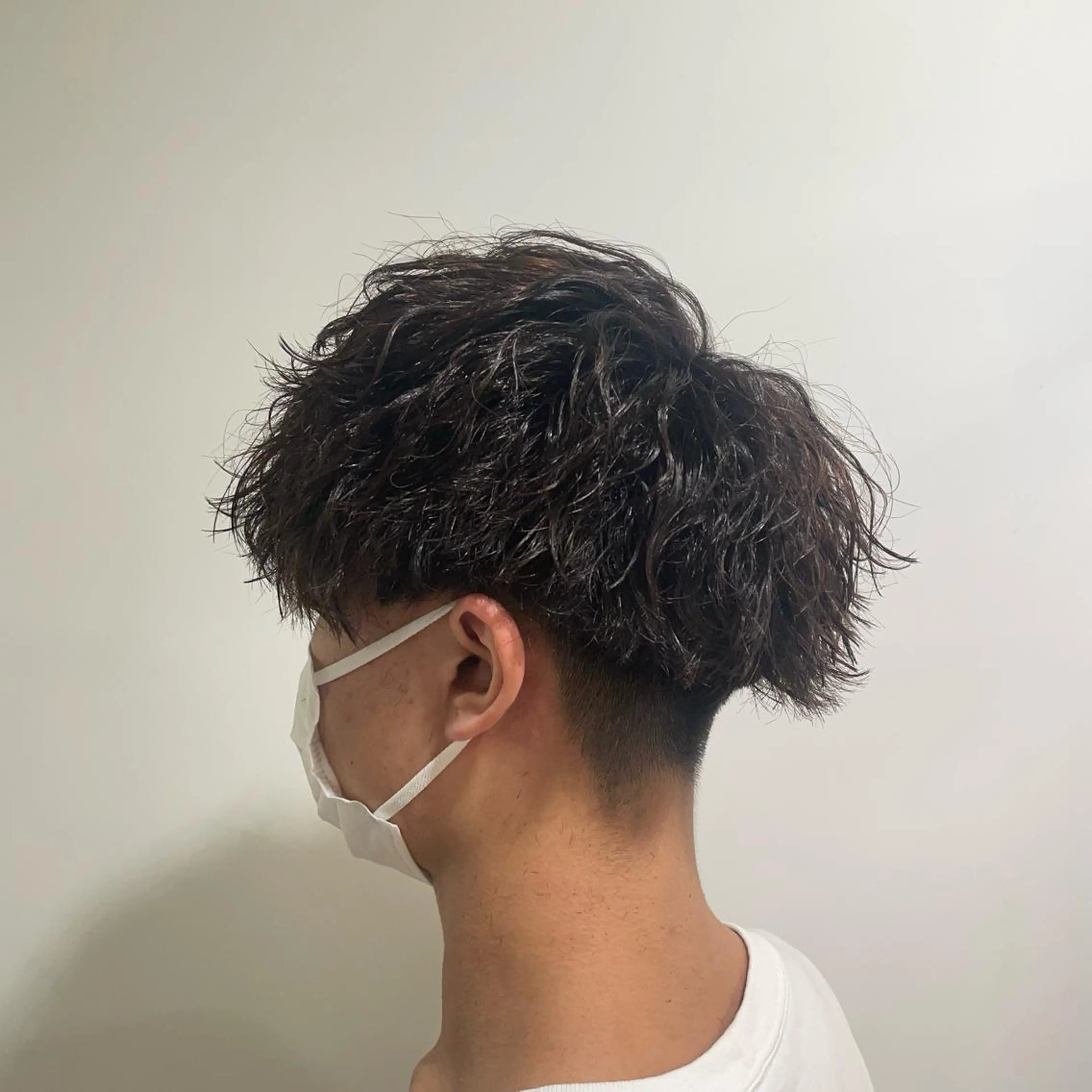 ショート パーマ メンズ カット パーマ トリートメント サトウ コウキのヘアスタイル