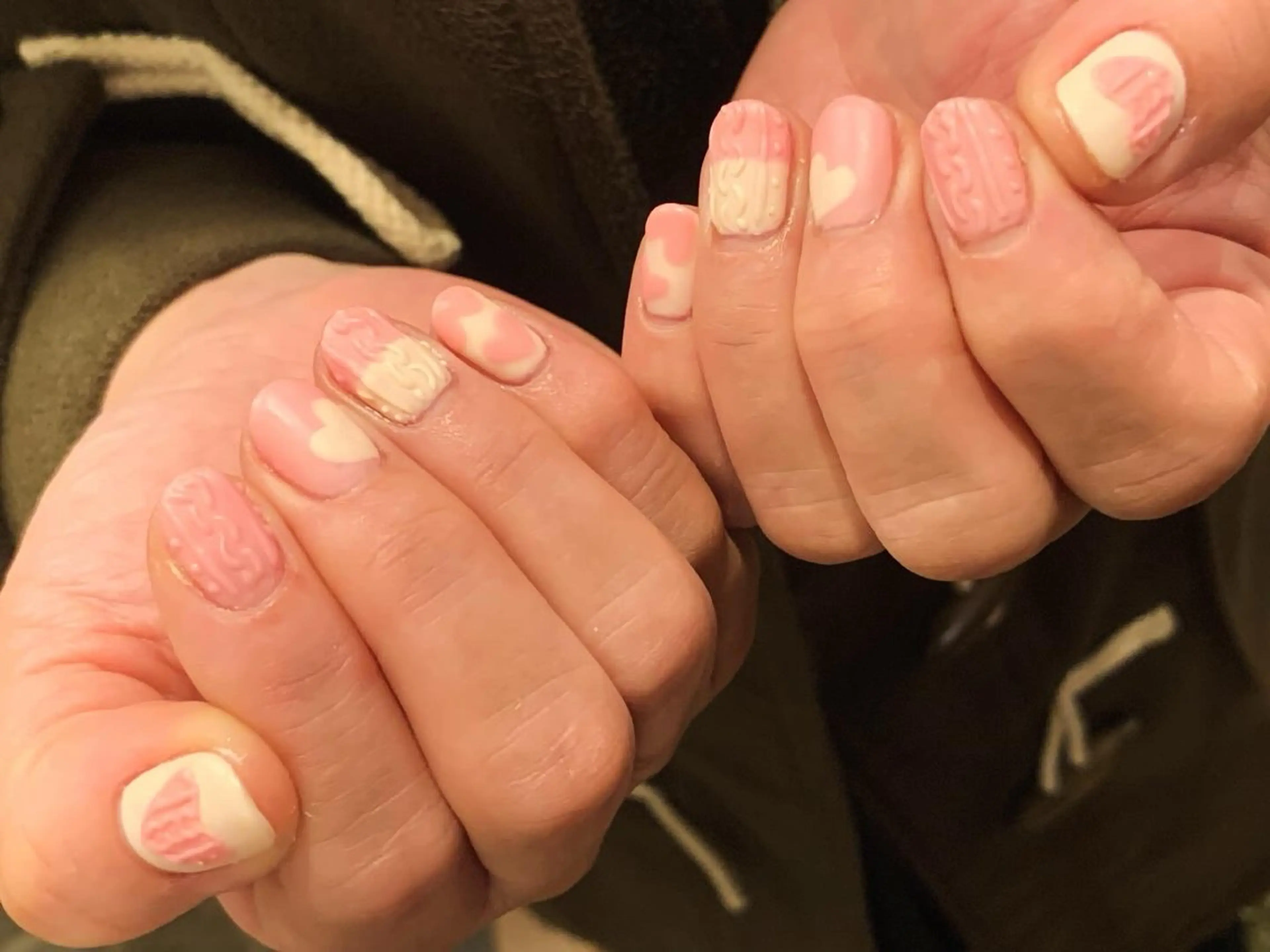 ネイル ハート ハンドネイル Nail_Aroma KOKOのネイルデザイン