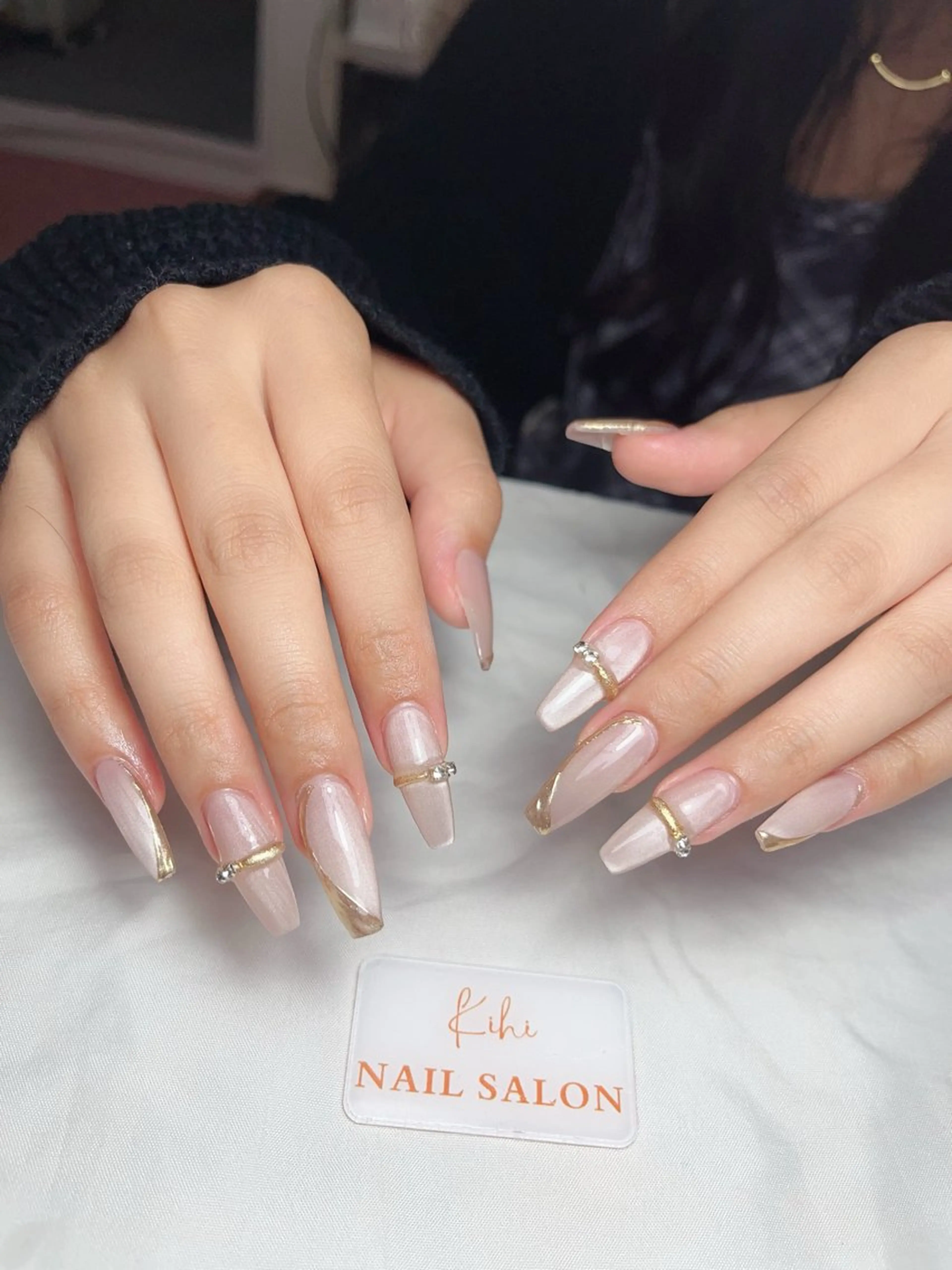 ネイル アートネイル フレンチネイル ジェルネイル グラデーション 韓国ネイル ハンドネイル ハンドケア Nail Salon Kihi さくらのネイルデザイン