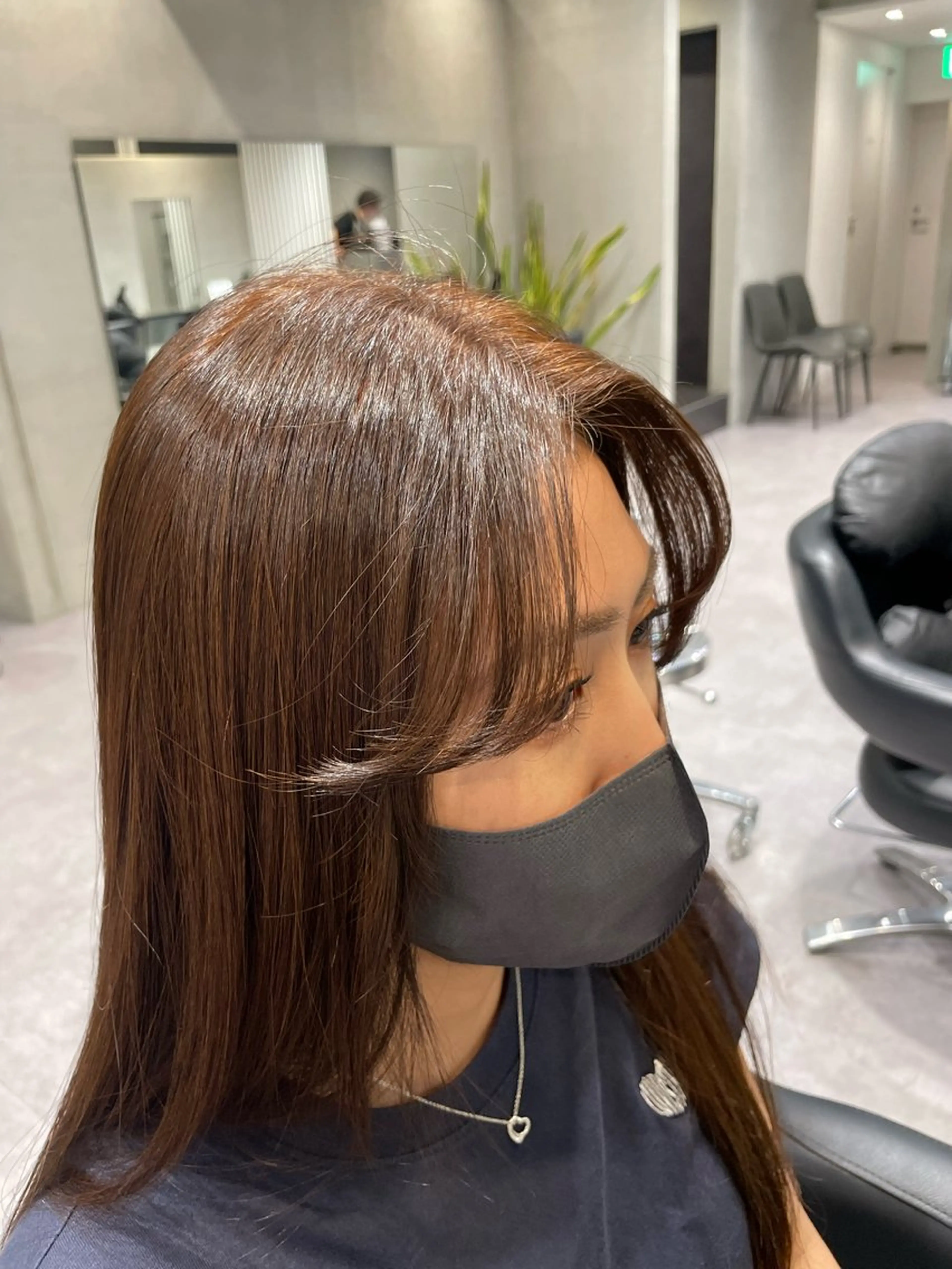 ロング 韓国ヘア AYUMIのヘアスタイル