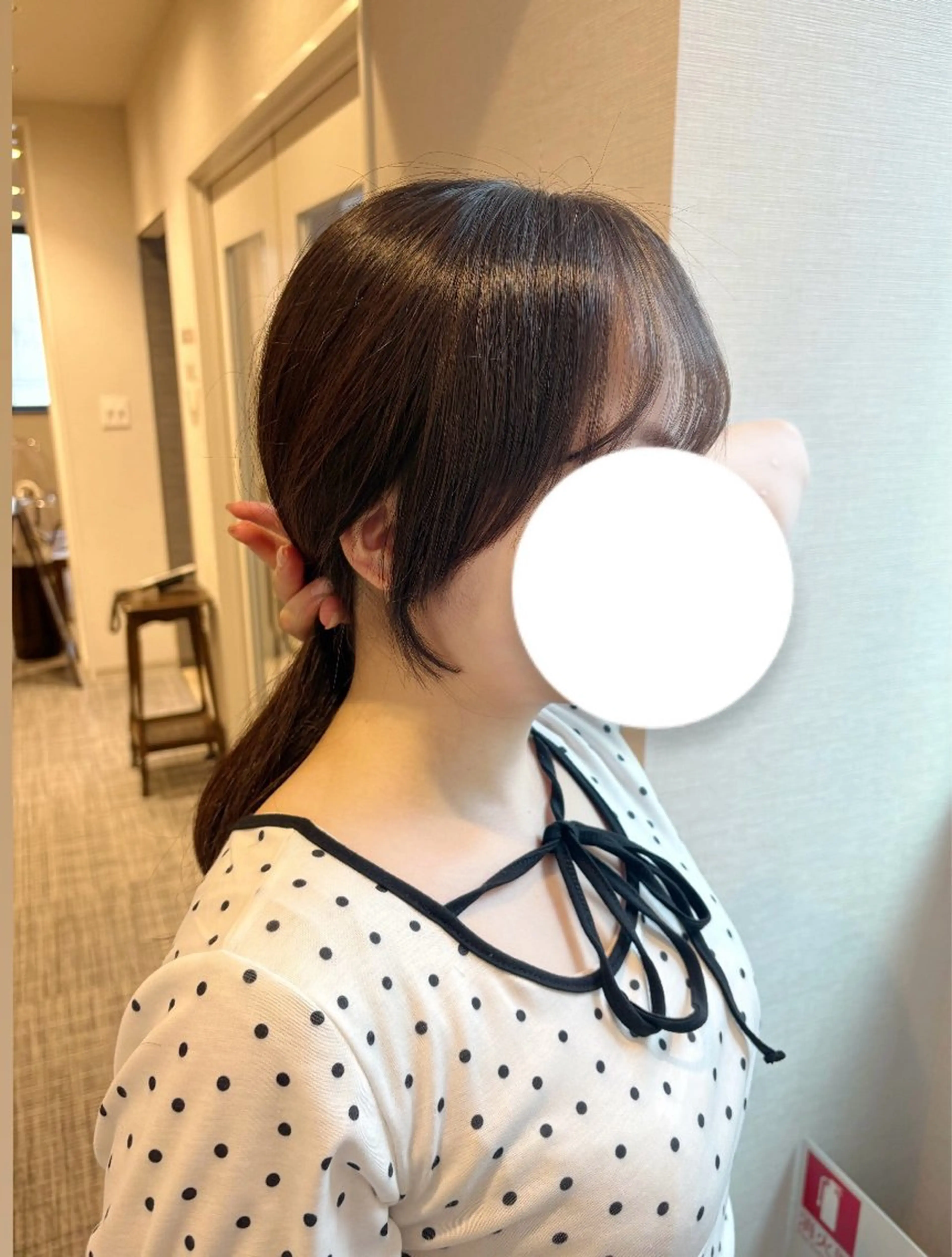 【8/27限定🌻カットモデル＋Aujuaサロントリートメント募集】顔周りカット🩷の写真