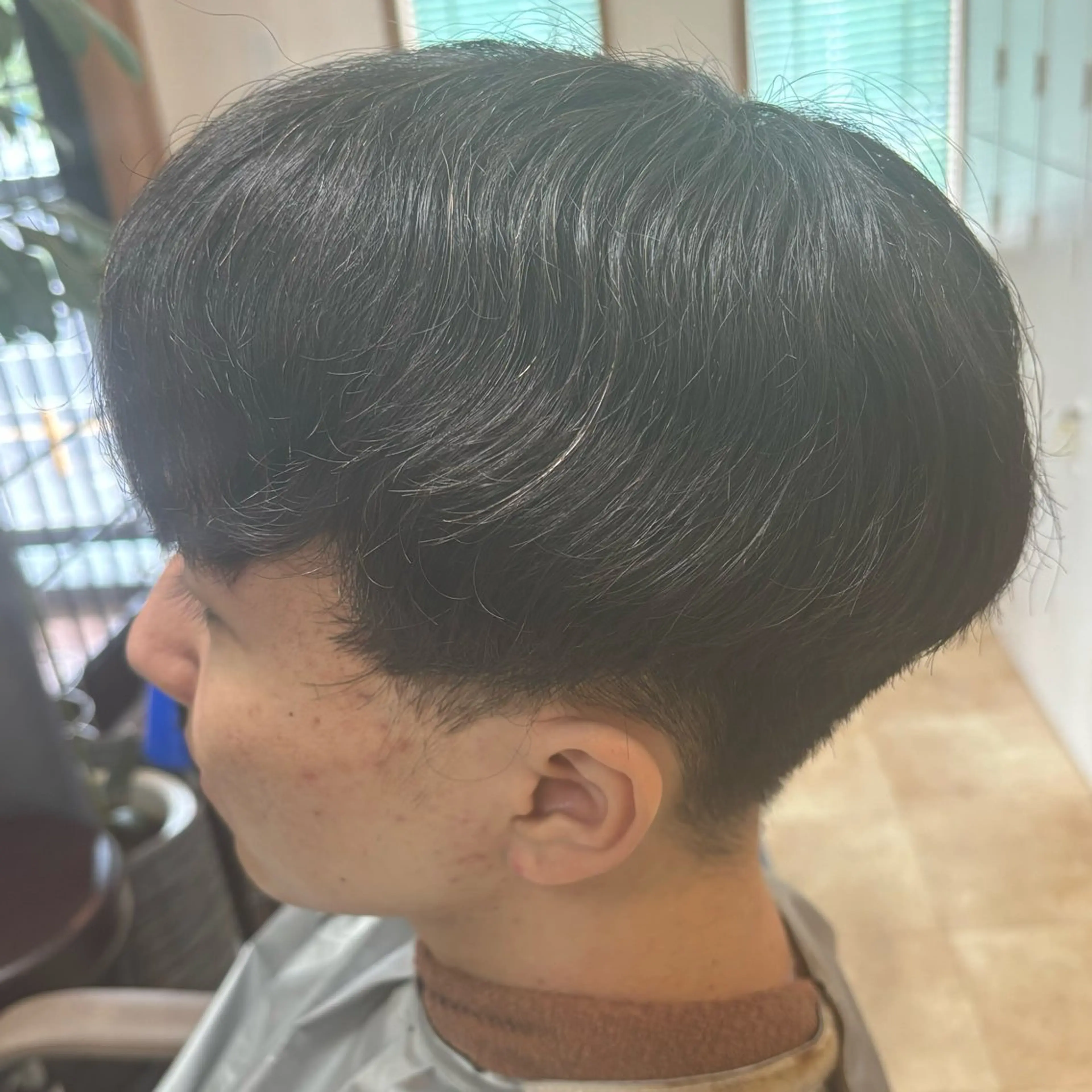 ミディアム カット 竹内 滉太のヘアスタイル