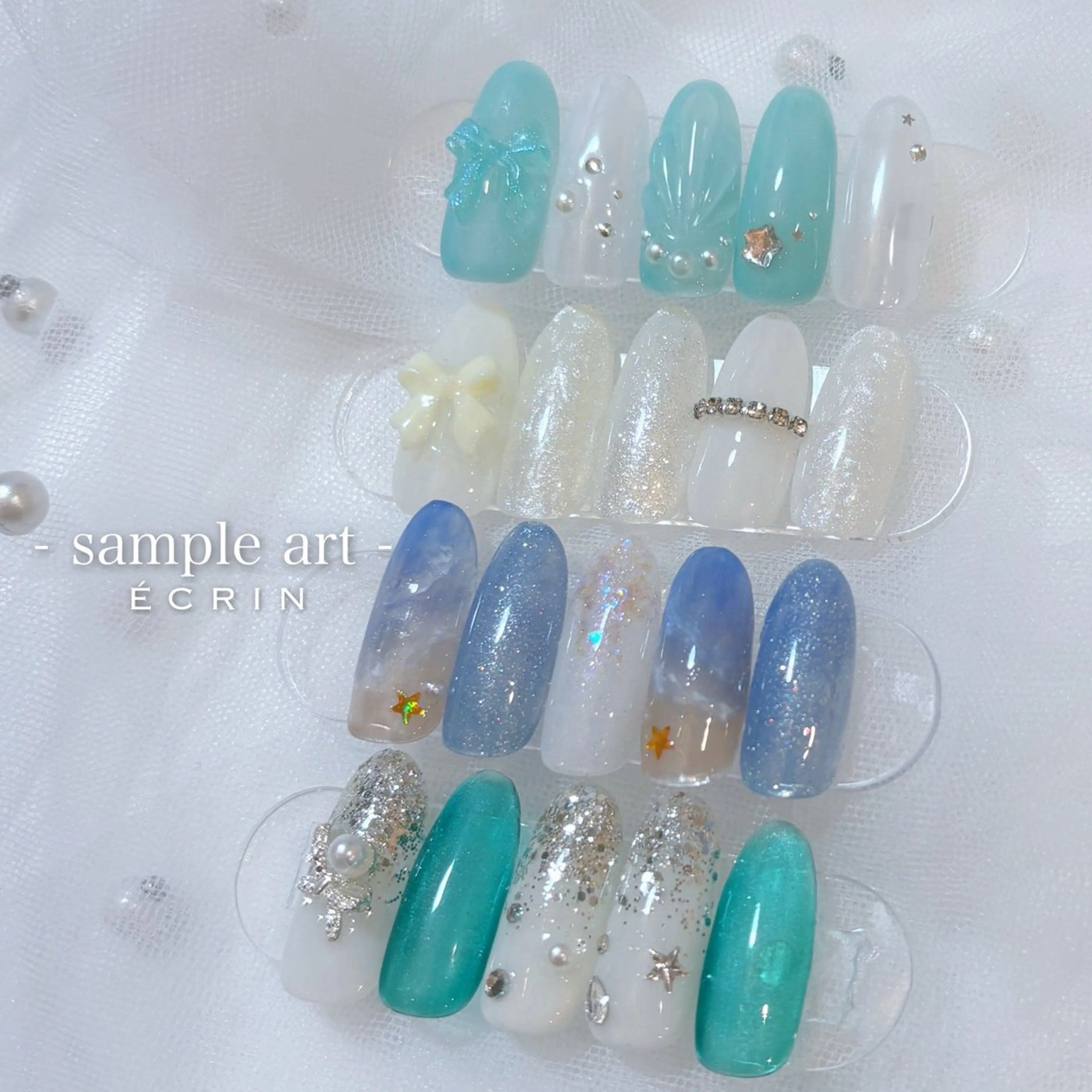 ネイル ハンドネイル ÉCRIN 💅長堀橋のネイルデザイン