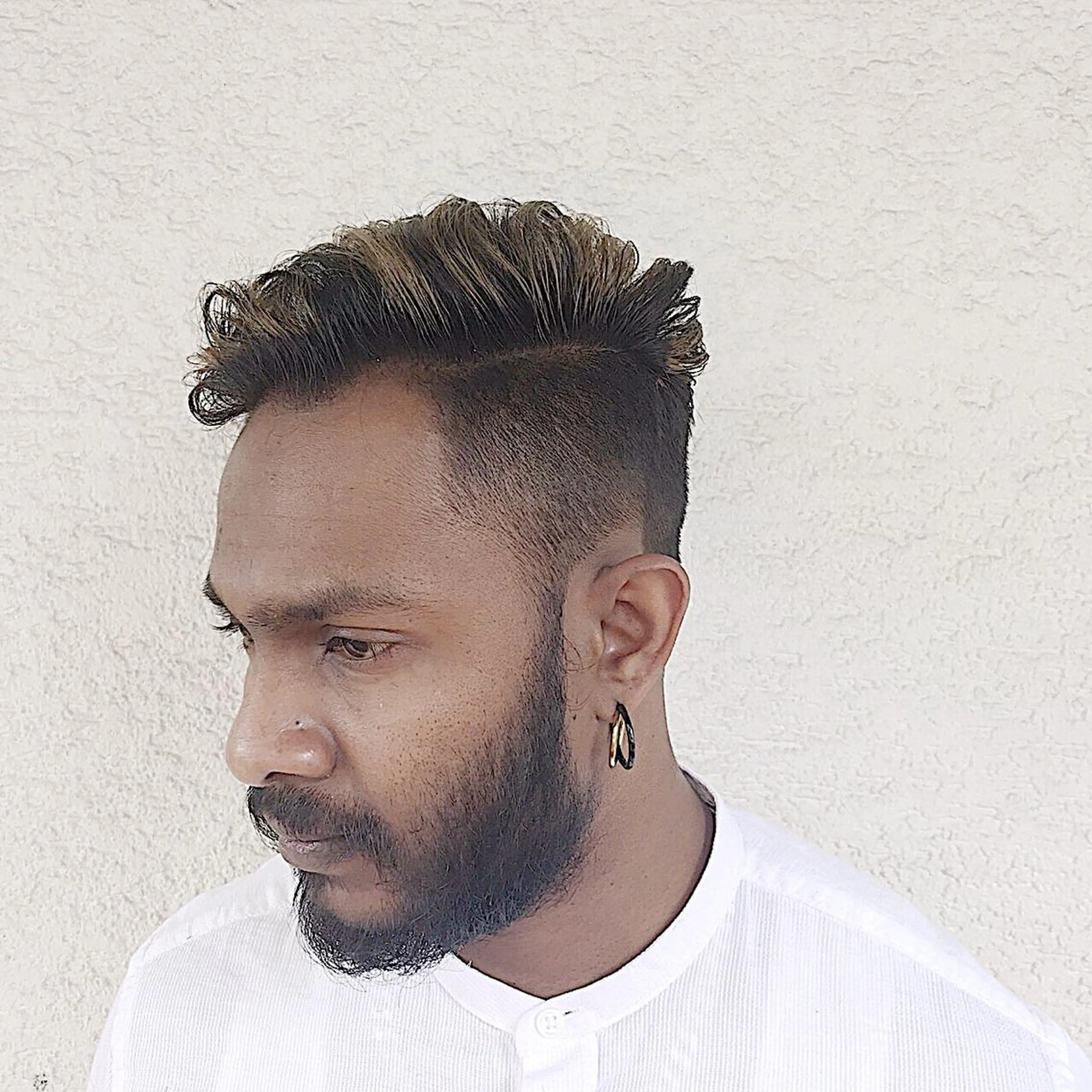 カラー メンズ フェードカット メンズハイライト ハイライトカラー メンズサロンLOSS所属・メンズサロン rootのヘアスタイル