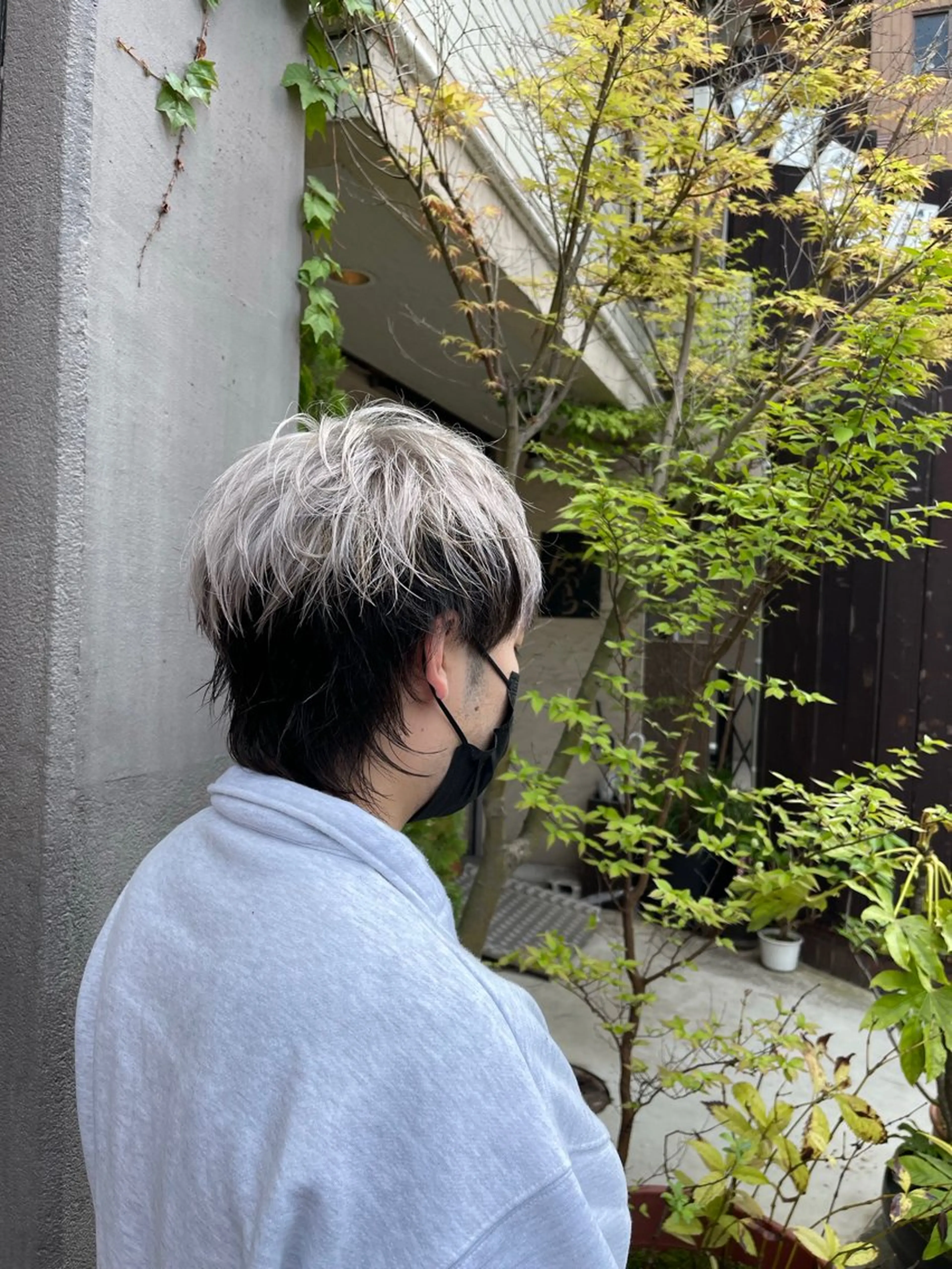 ショート カラー メンズ ダブルカラー ショート/ボブ アンドウ☺︎のヘアスタイル