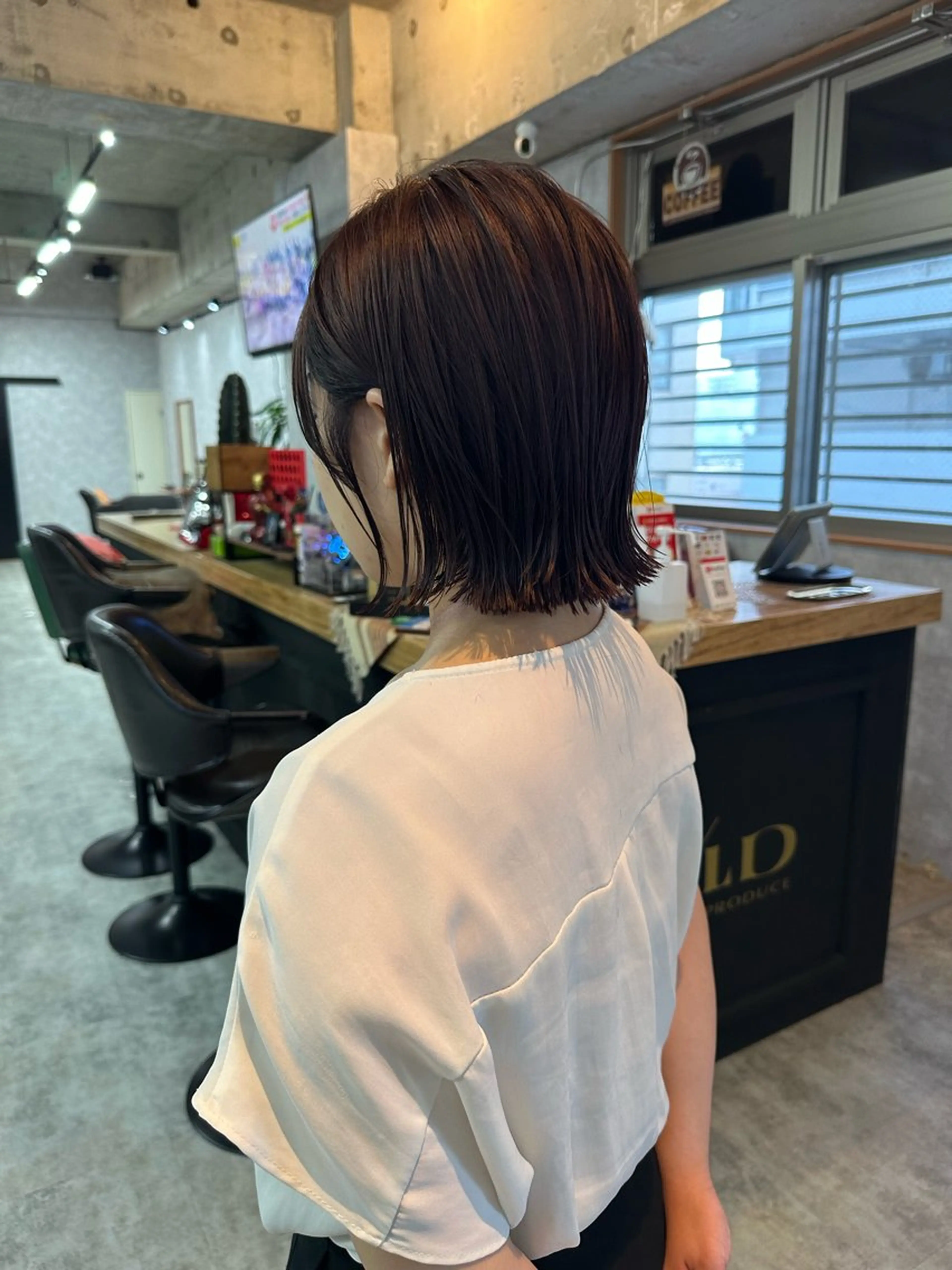 ショート 切りっぱなしボブ ショートボブ ハンサムショート 丸みショート ボブ C’LD hair  produce /シールドヘア所属・モテ髪/ボブ/ショー ト/アダチフウトのヘアスタイル